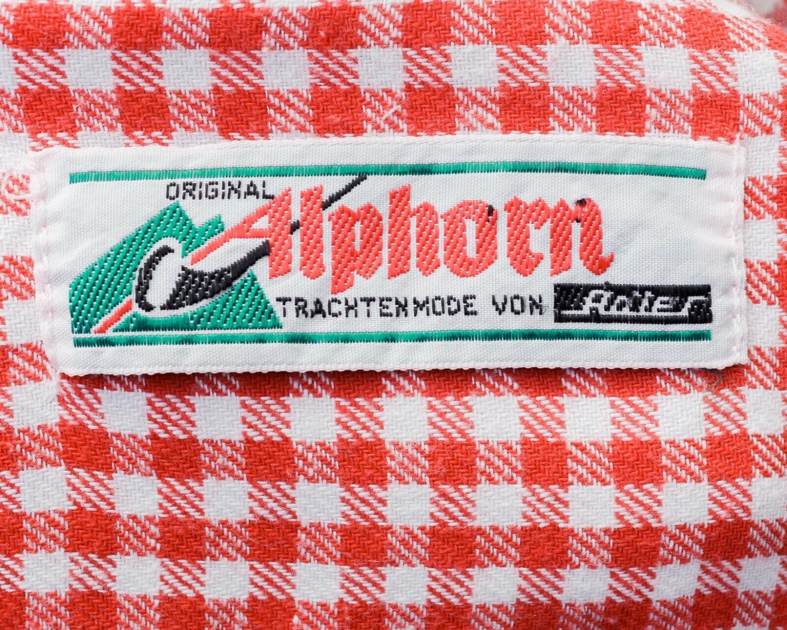 Other ALPHORN Trachten Shirt Brushed Cotton Buttons Plaid Tatran Size US L / EU 52-54 / 3 - 5 Thumbnail