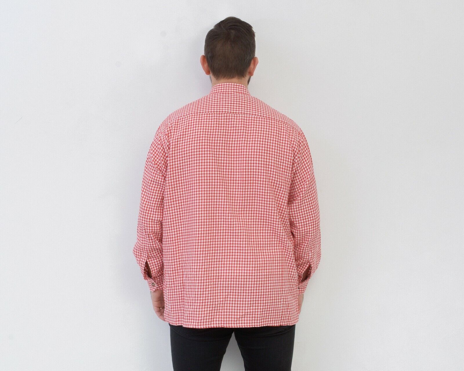 Other ALPHORN Trachten Shirt Brushed Cotton Buttons Plaid Tatran Size US L / EU 52-54 / 3 - 4 Thumbnail