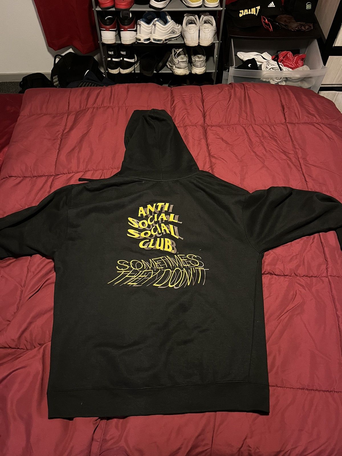 Anti social social club race team hoodie on sale