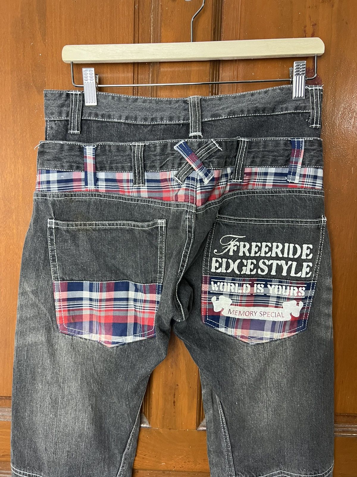 Japanese Brand × Vintage Vintage Memory Special Jeans Double Waisted Size US 31 - 9 Thumbnail