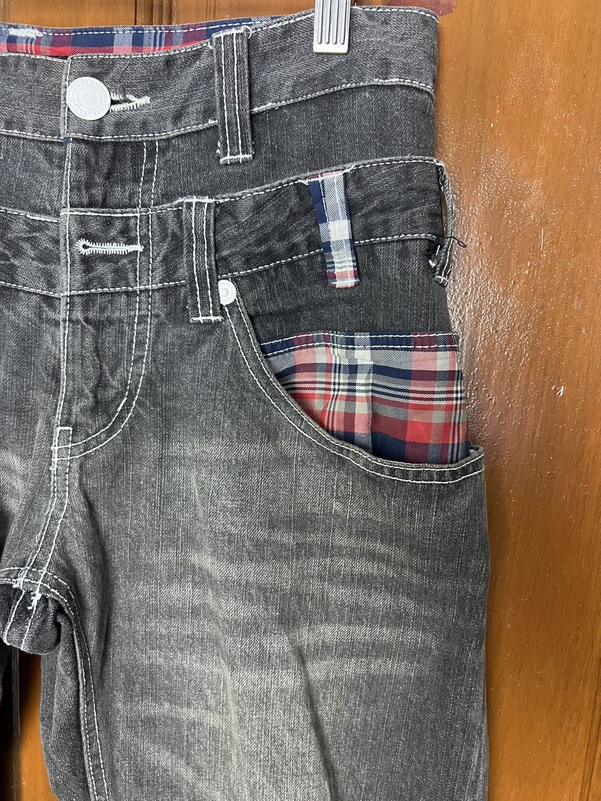 Japanese Brand × Vintage Vintage Memory Special Jeans Double Waisted Size US 31 - 5 Thumbnail