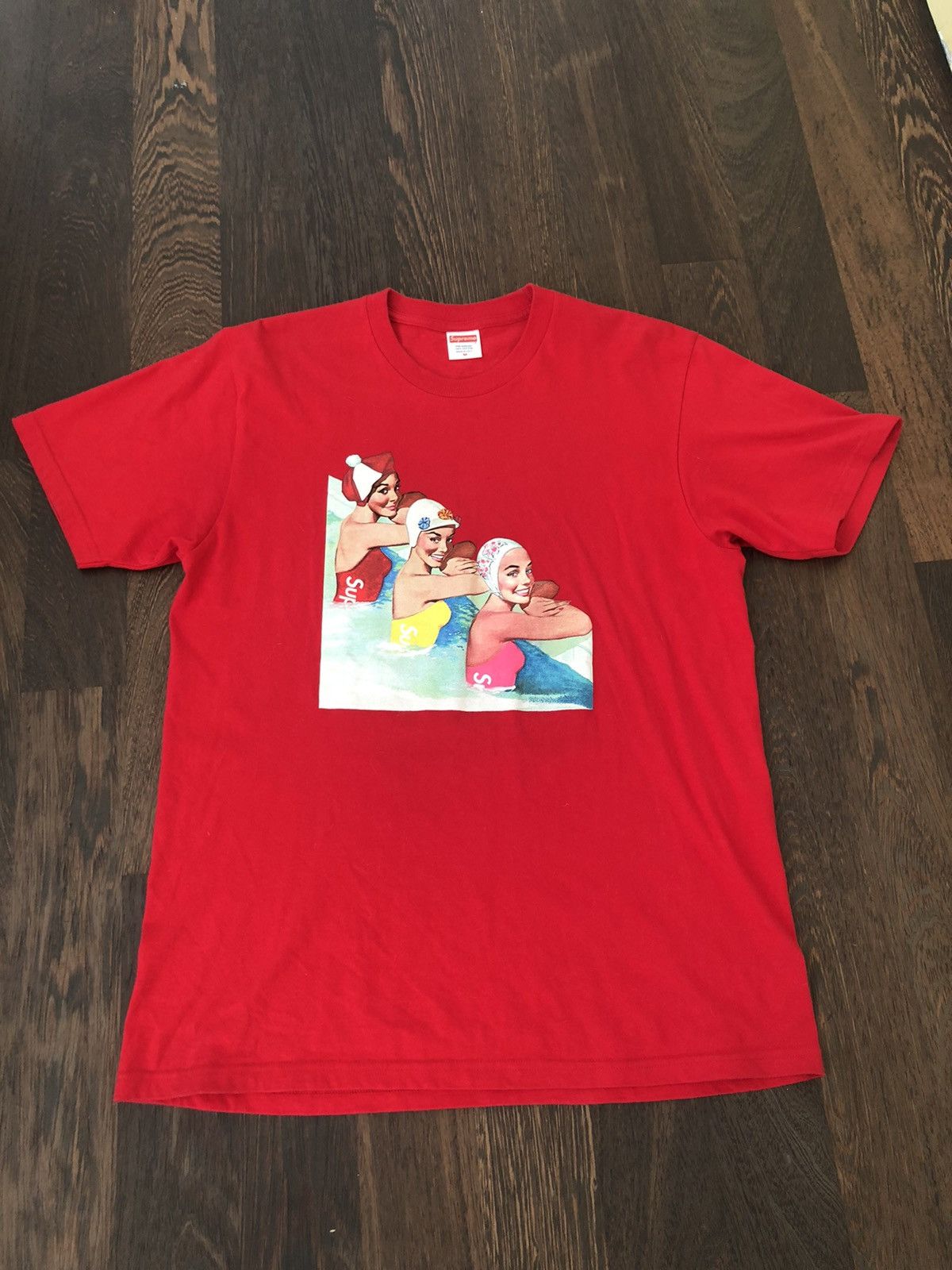 Supreme Supreme Swimmers Tee Red SS18 | Grailed