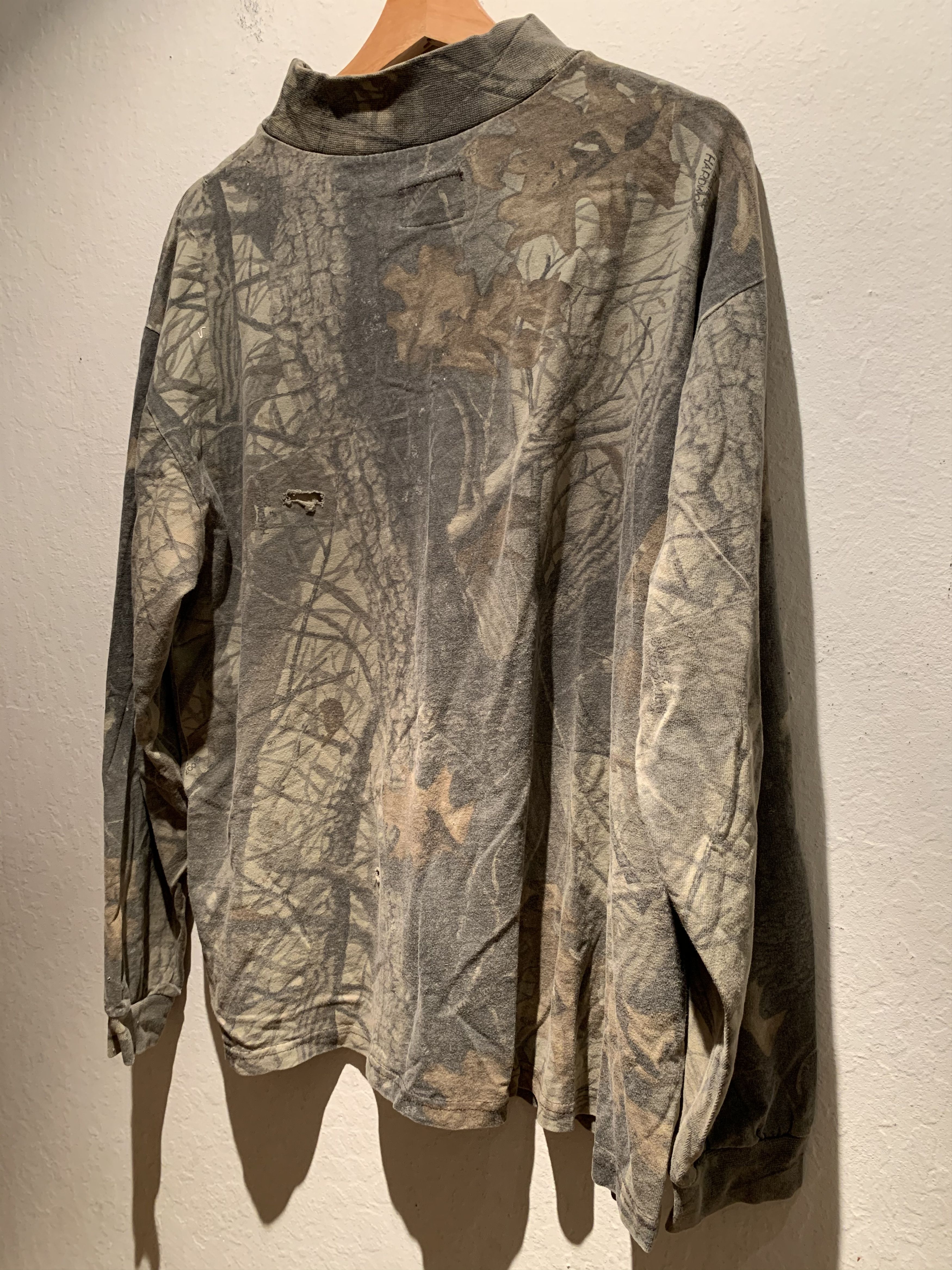 Vintage *RARE* Vintage Duxbak RealTree Mock Turtleneck Shirt - L/XL Size US XL / EU 56 / 4 - 4 Thumbnail