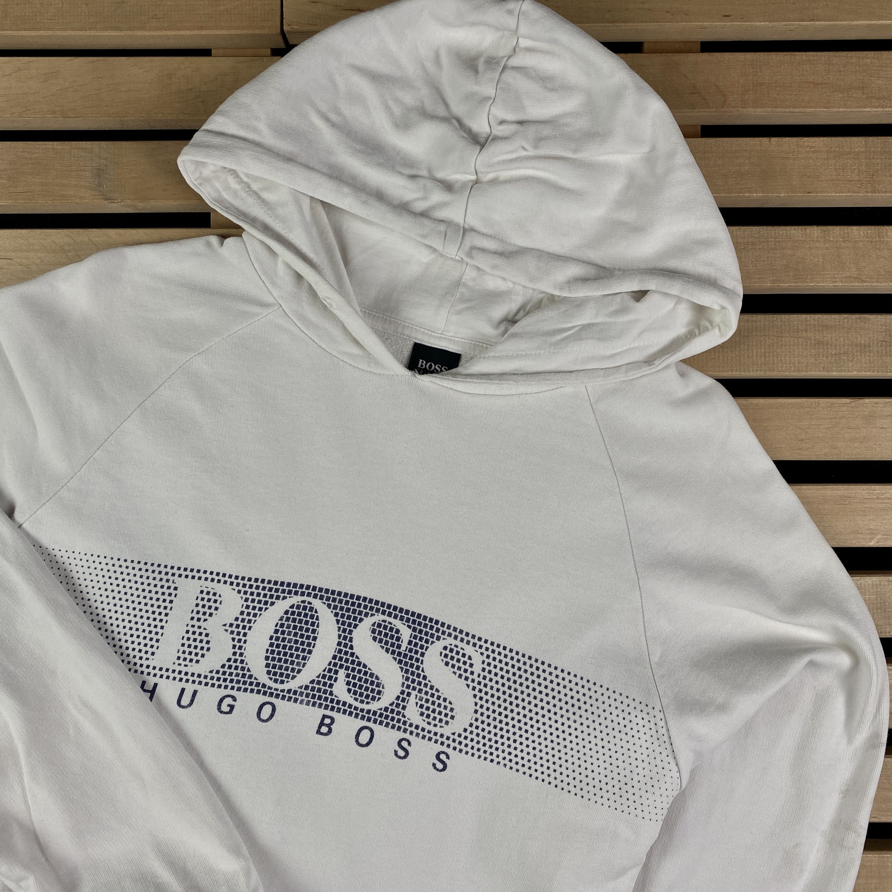 Hugo Boss Mens Big Logo Hoodie Hugo Boss Size M Size US M / EU 48-50 / 2 - 2 Thumbnail