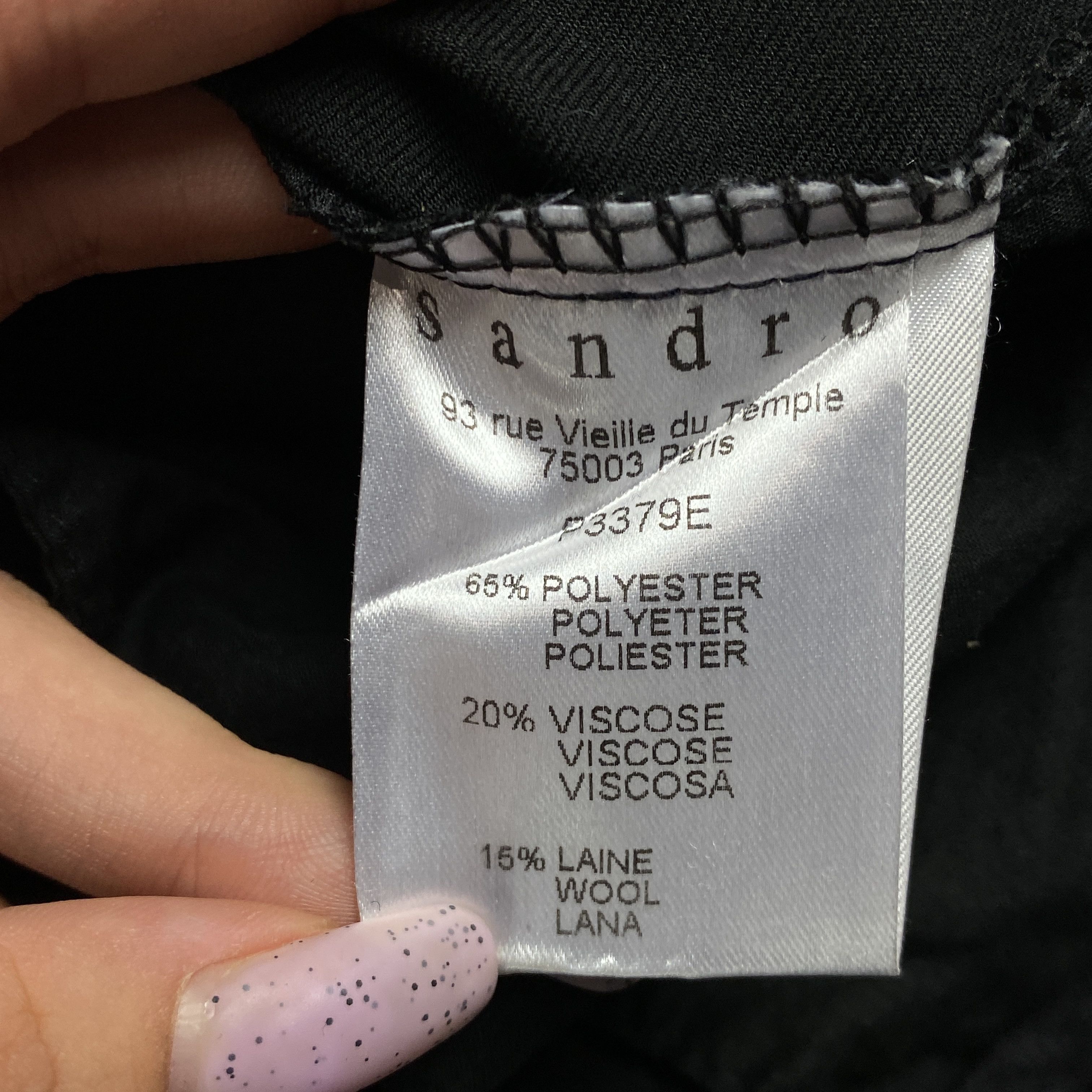 Sandro Womens Pants Sandro Size 38 Size 38" / US 16 / IT 52 - 6 Thumbnail