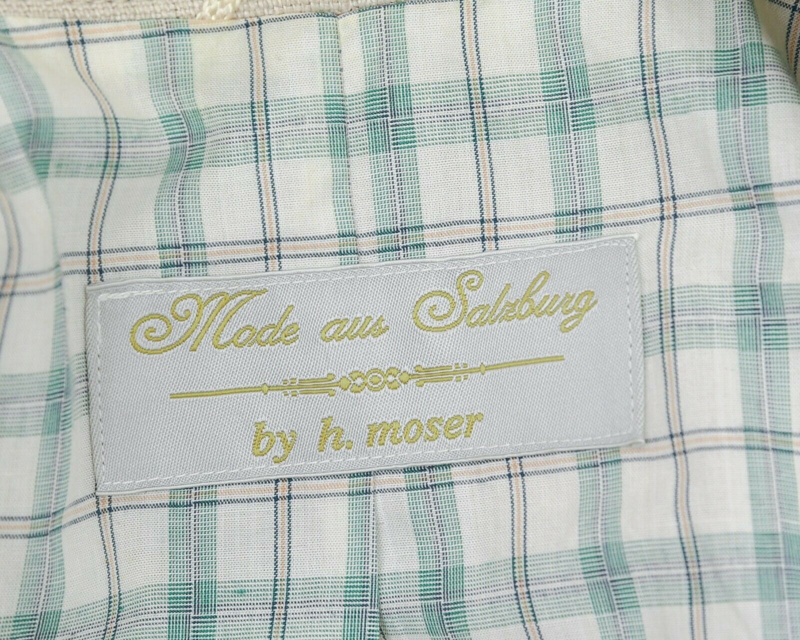 Vintage H Moser Linen Trachten Blazer Jacket Octoberfest Coat Size M / US 6-8 / IT 42-44 - 5 Thumbnail