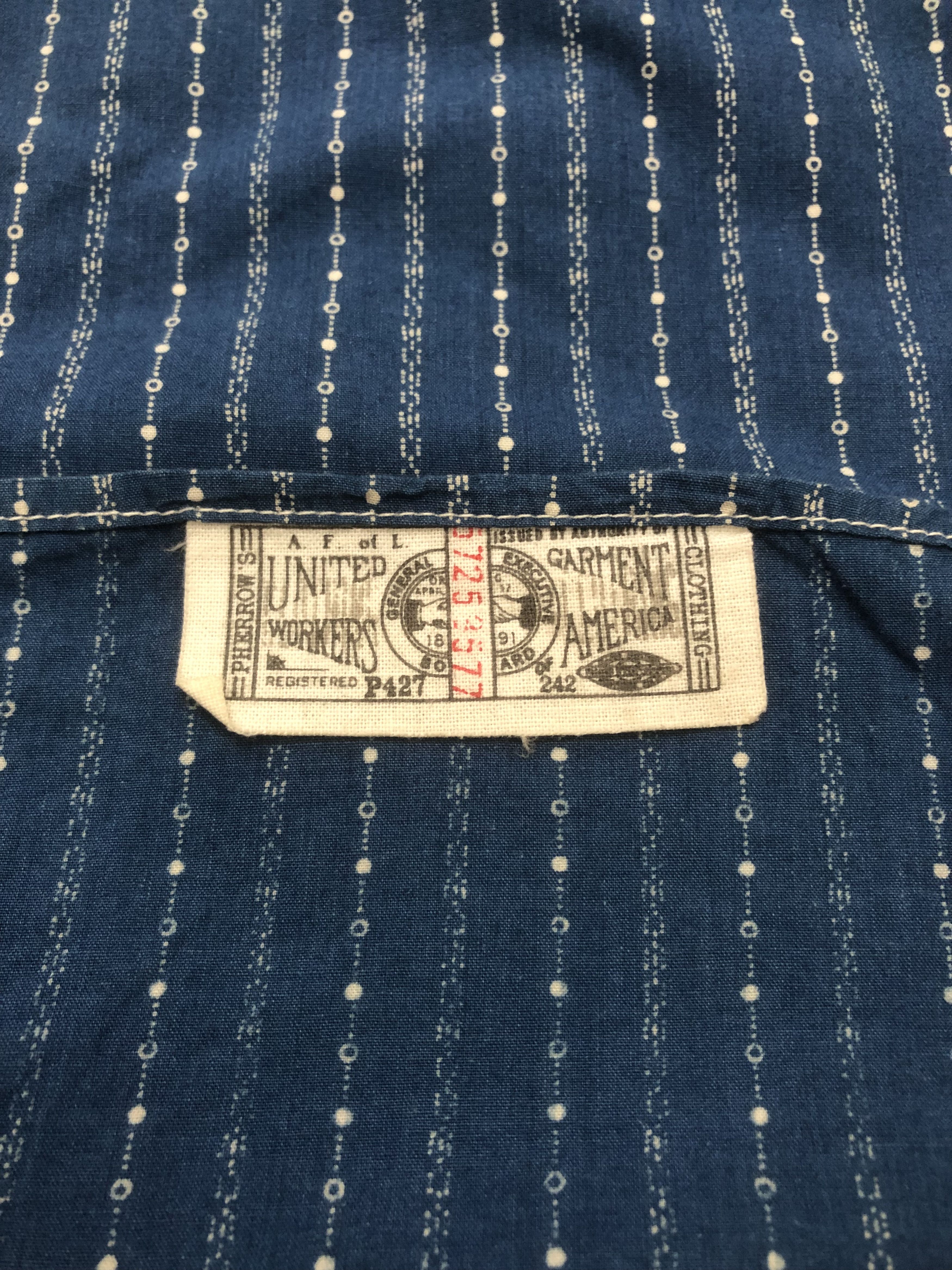 Garment Reproduction of Workers Vintage Rare Designer Pherrows Shirt Company Size US M / EU 48-50 / 2 - 5 Thumbnail