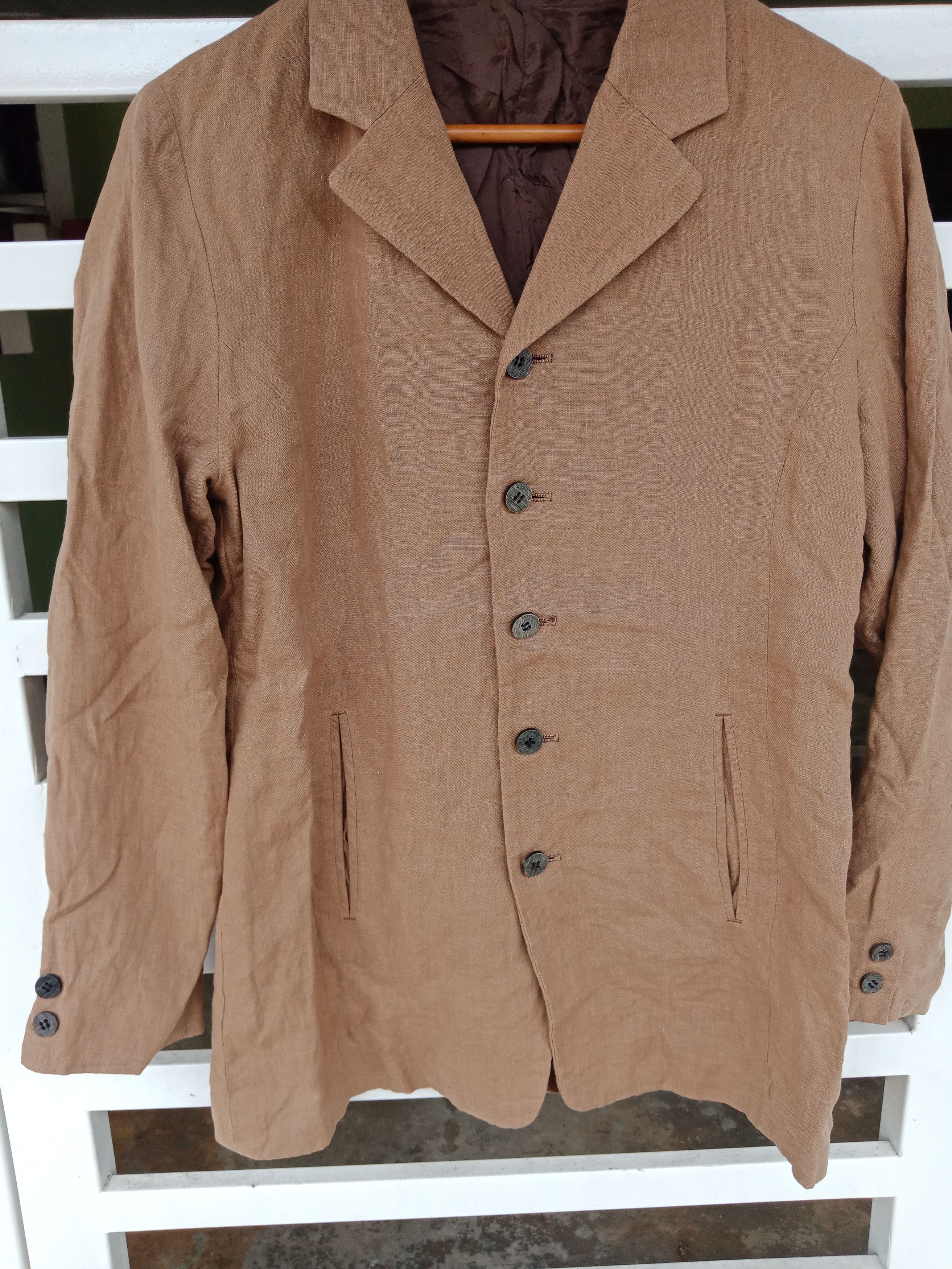 Japanese Brand × Y's × Yohji Yamamoto 🚨CHRISTMAS SALE🚨 Y's Bis Brown Light Jacket Size US M / EU 48-50 / 2 - 6 Thumbnail