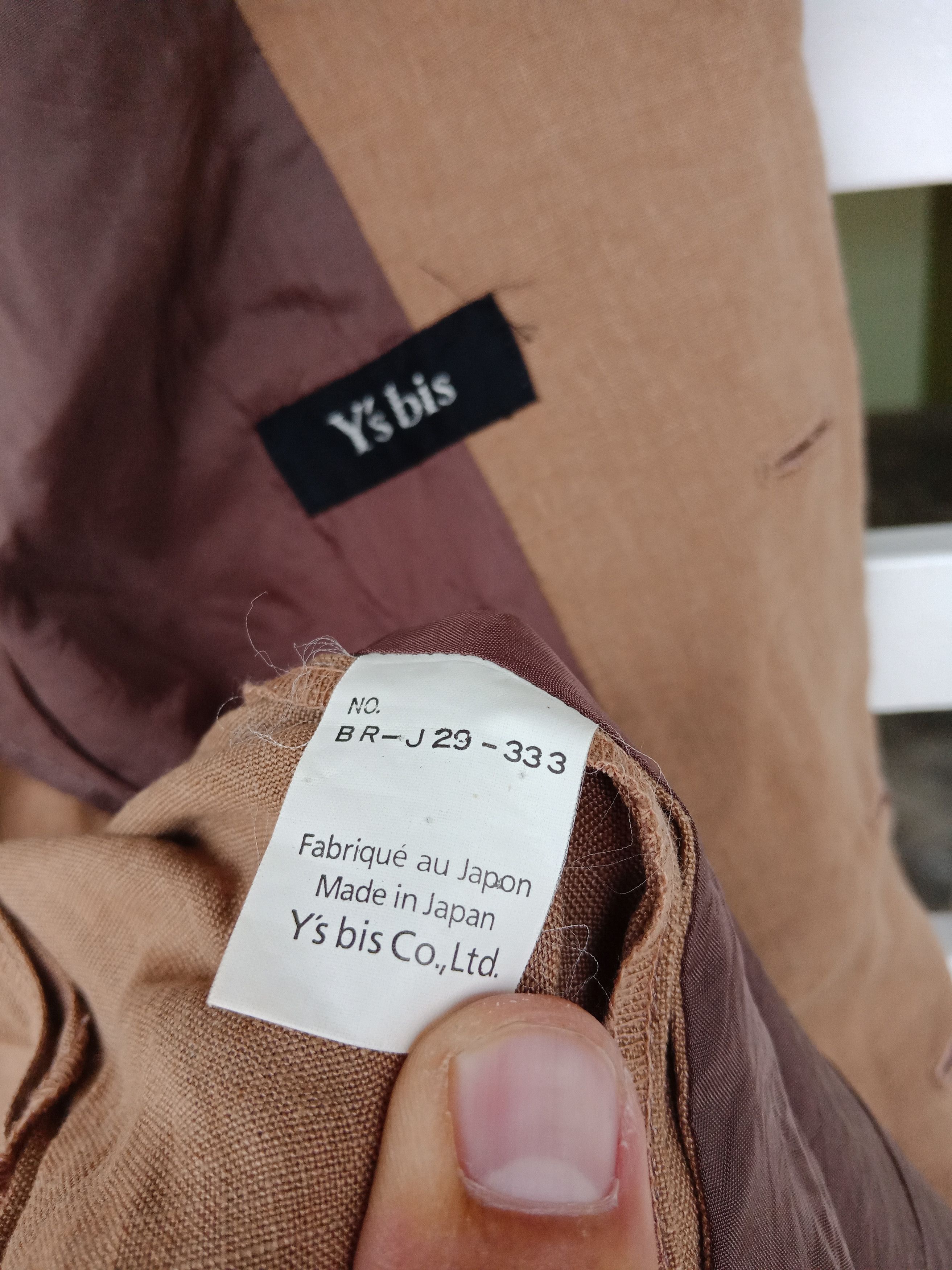 Japanese Brand × Y's × Yohji Yamamoto 🚨CHRISTMAS SALE🚨 Y's Bis Brown Light Jacket Size US M / EU 48-50 / 2 - 7 Thumbnail