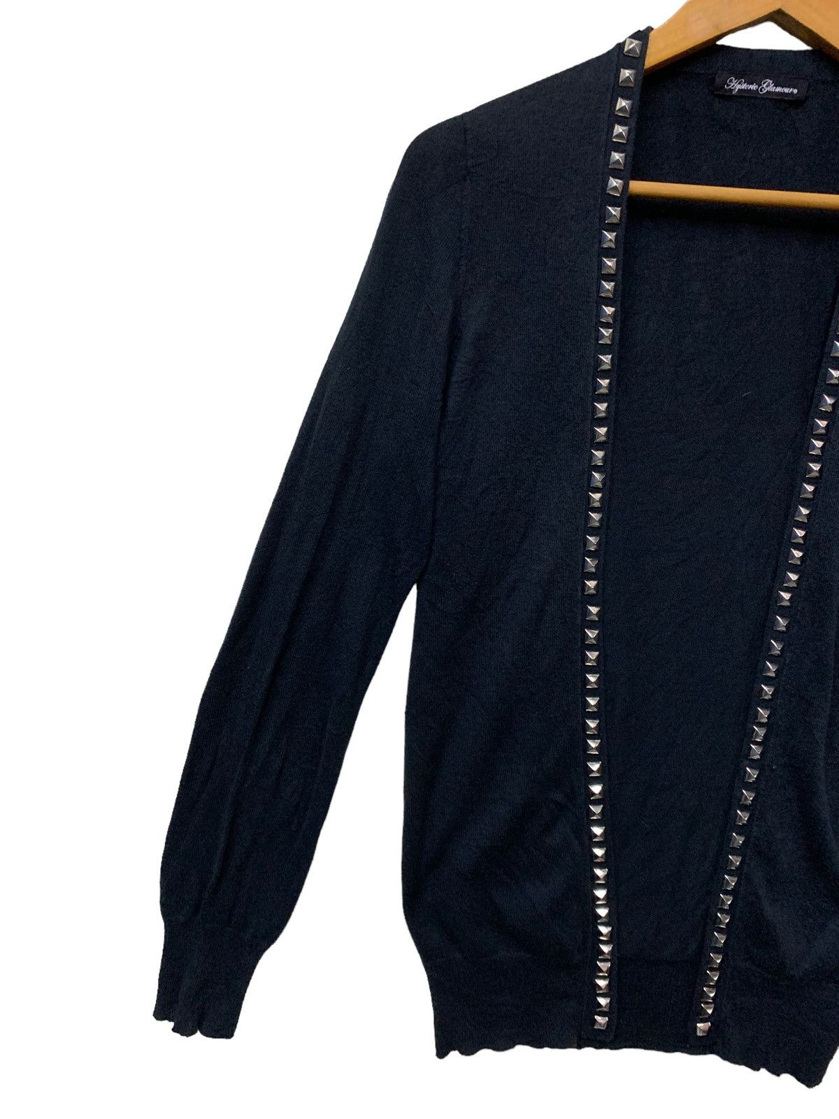 Hysteric Glamour 🔥HYSTERIC GLAMOUR STUD CARDIGANS Size L / US 10 / IT 46 - 2 Thumbnail