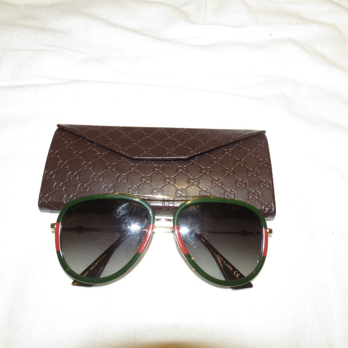 gucci red green aviators