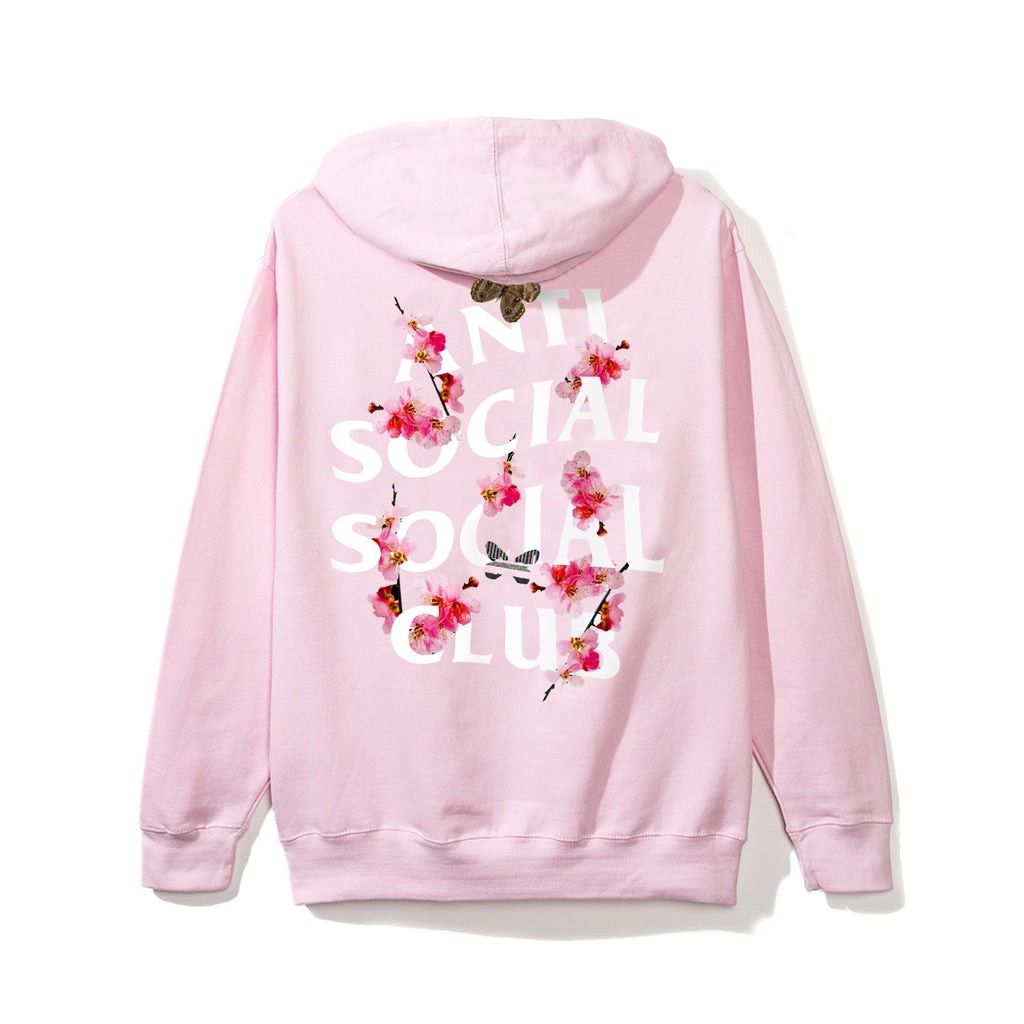 Anti Social Social Club × FaZe ASSC x FaZe Clan Pink hoodie