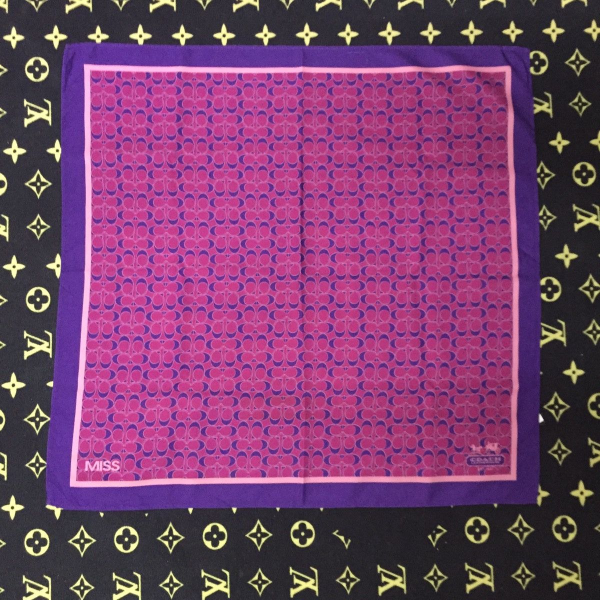 Coach X Miss Monogram Scarf
