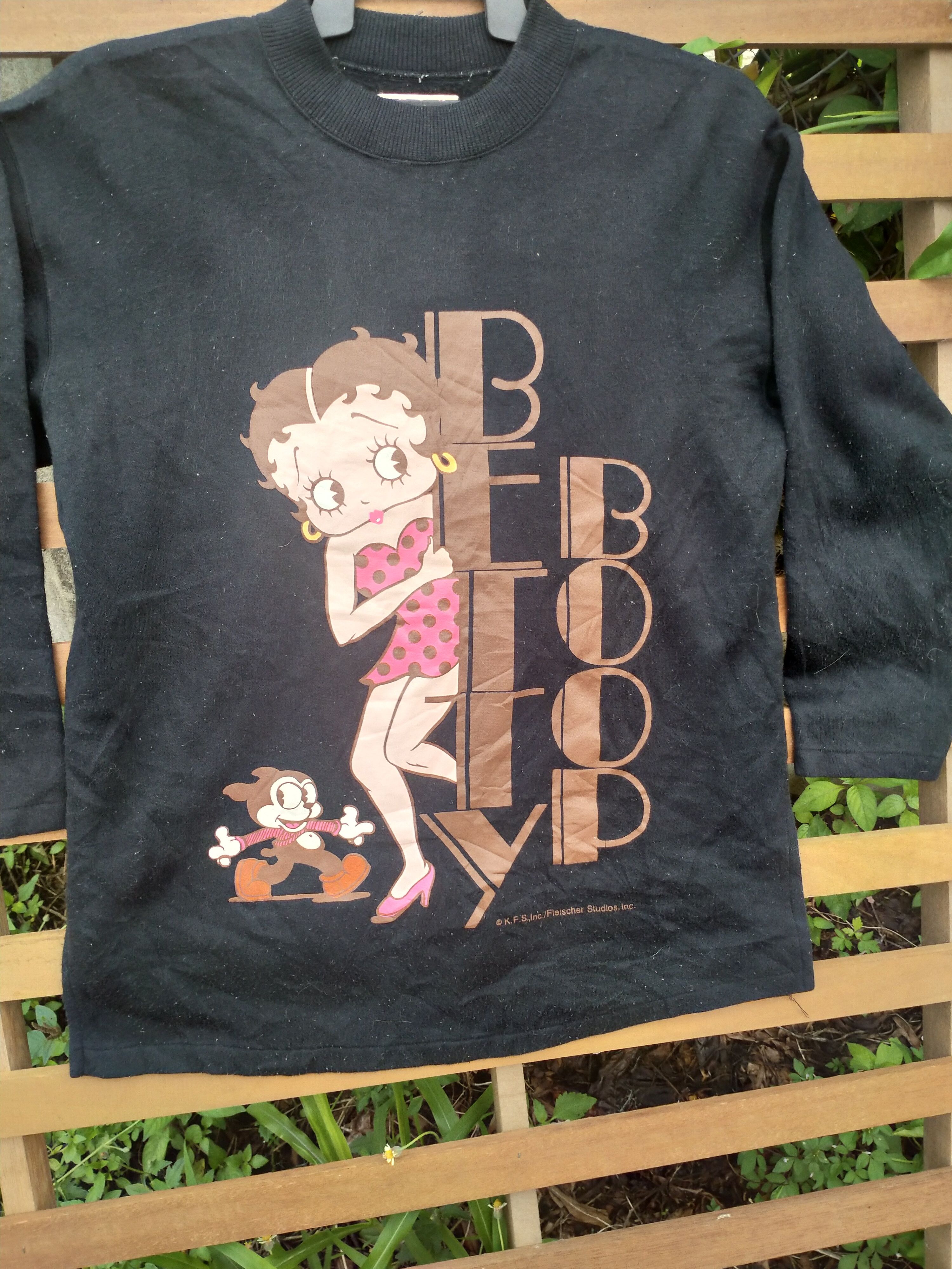 Cartoon Network BETTY BOOP BIG LOGO SWEATSHIRT Size US M / EU 48-50 / 2 - 2 Thumbnail