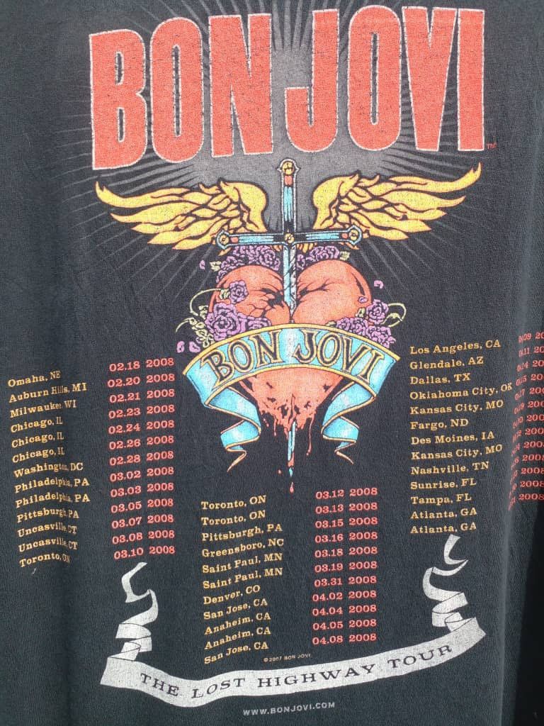 Bon Jovi BON JOVI THE LOST HIGHWAY TOUR COPY R 2007 Size US XL / EU 56 / 4 - 6 Thumbnail