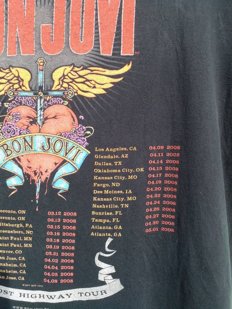 Bon Jovi BON JOVI THE LOST HIGHWAY TOUR COPY R 2007 Size US XL / EU 56 / 4 - 5 Thumbnail