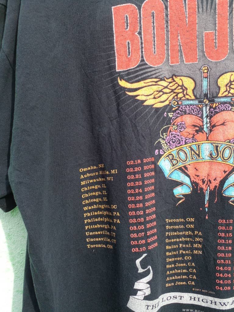 Bon Jovi BON JOVI THE LOST HIGHWAY TOUR COPY R 2007 Size US XL / EU 56 / 4 - 12 Thumbnail