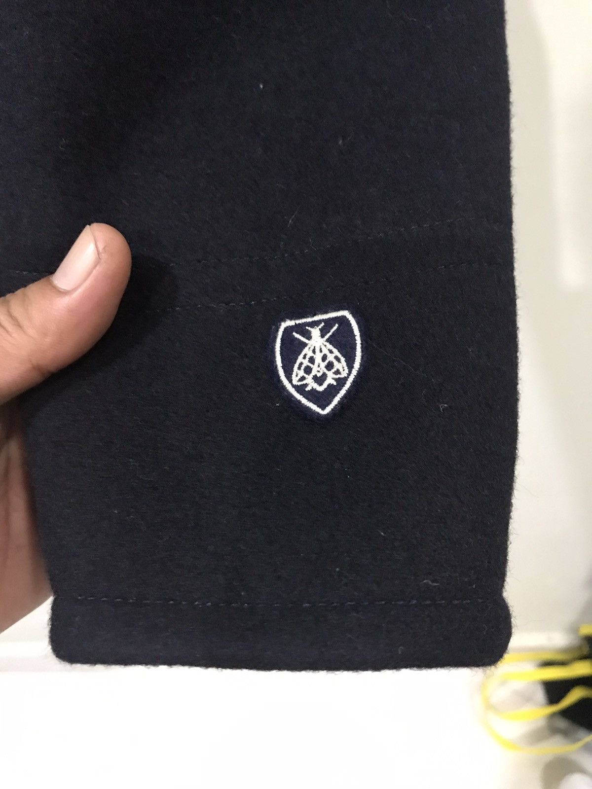 Orcival Orcival France Navy USN Design Wool Coat Size US S / EU 44-46 / 1 - 8 Thumbnail