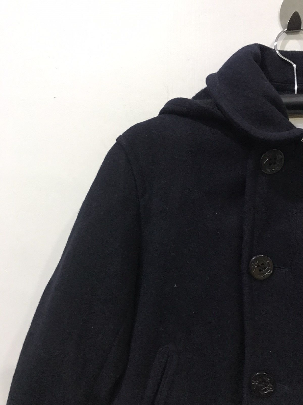 Orcival Orcival France Navy USN Design Wool Coat Size US S / EU 44-46 / 1 - 4 Thumbnail