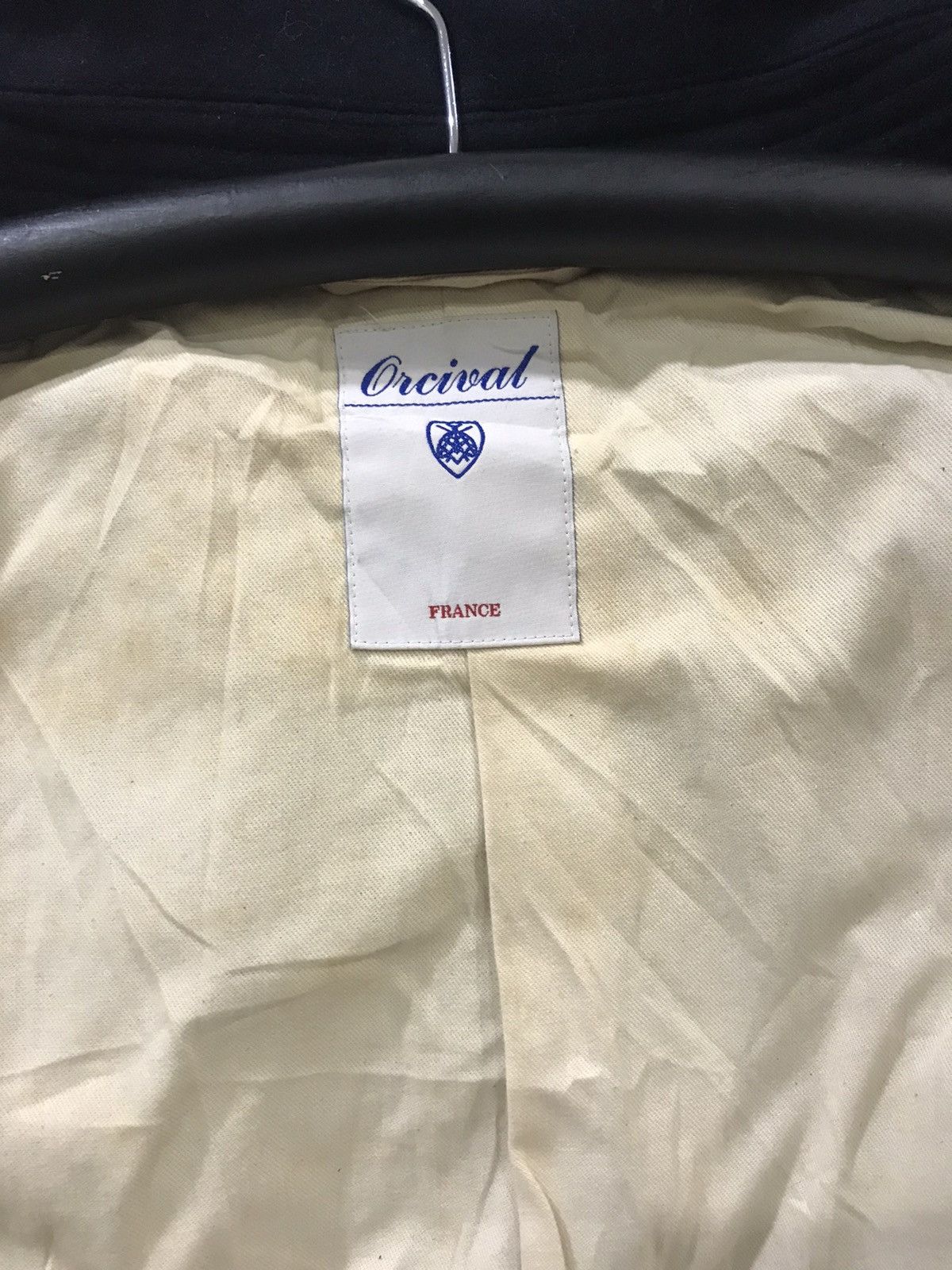 Orcival Orcival France Navy USN Design Wool Coat Size US S / EU 44-46 / 1 - 11 Thumbnail