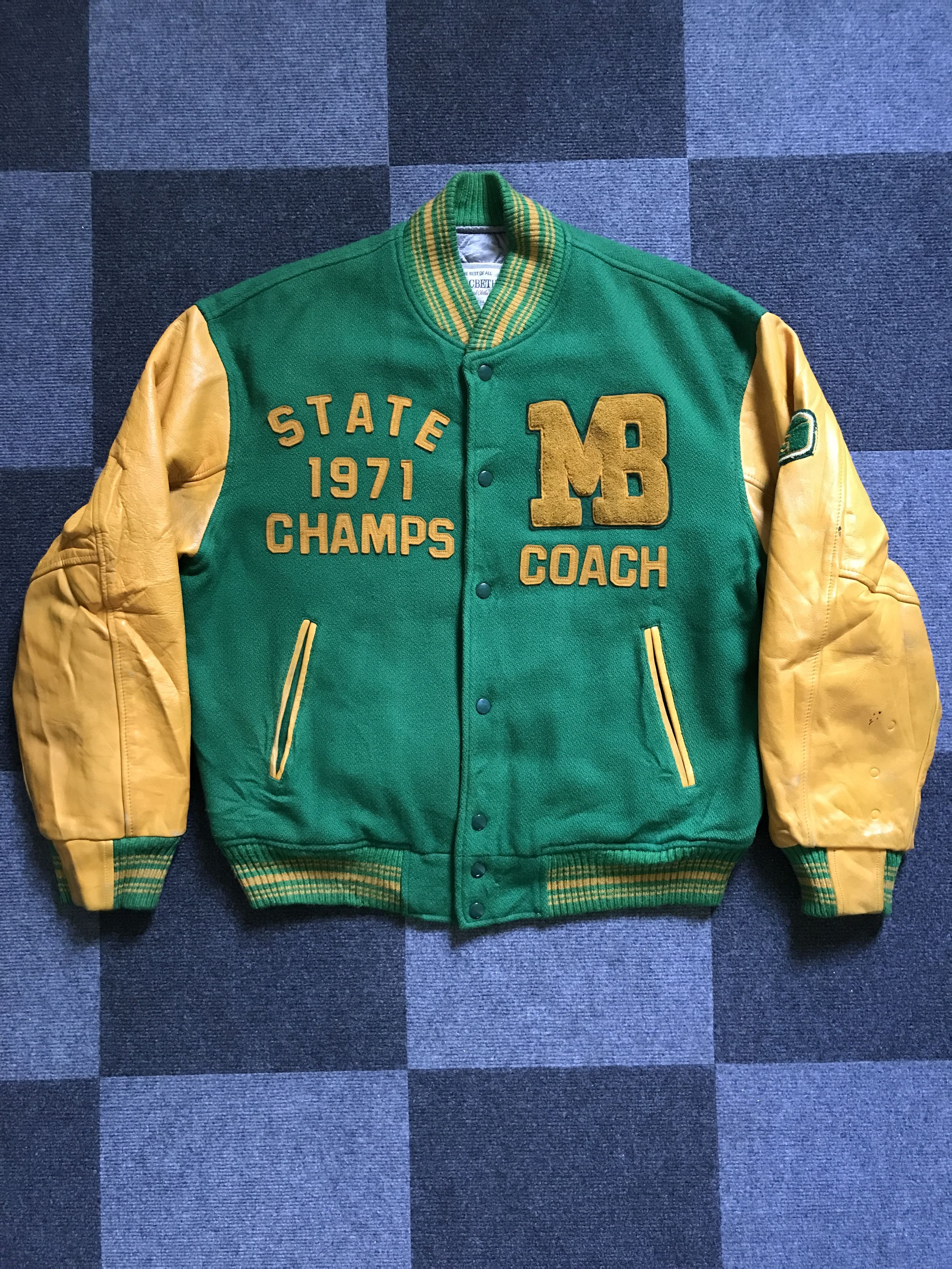 Macbeth × Vintage JW4 Vintage Rare MacBeth Coach Varsity Jacket Size US L / EU 52-54 / 3 - 2 Thumbnail