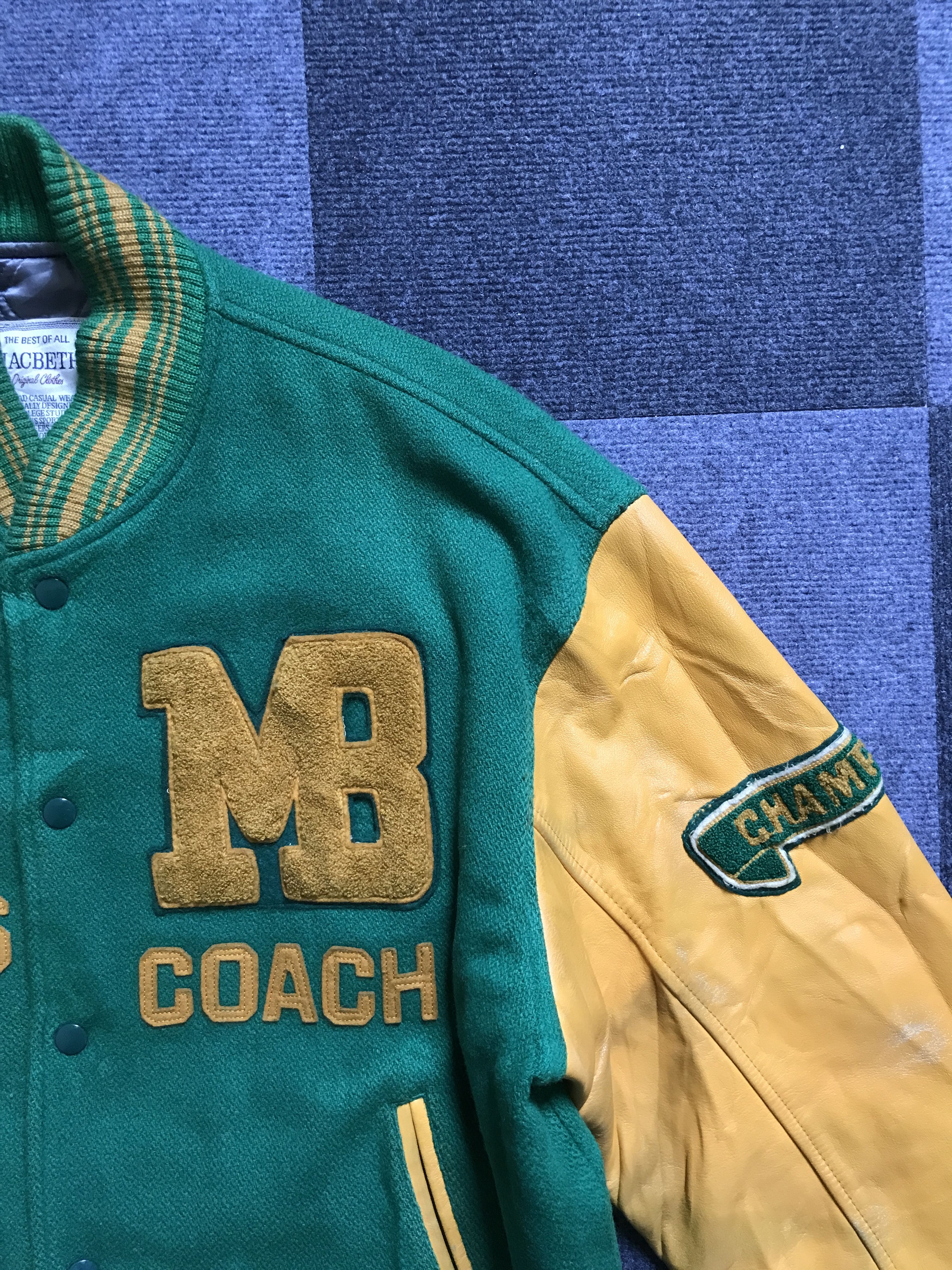 Macbeth × Vintage JW4 Vintage Rare MacBeth Coach Varsity Jacket Size US L / EU 52-54 / 3 - 7 Thumbnail
