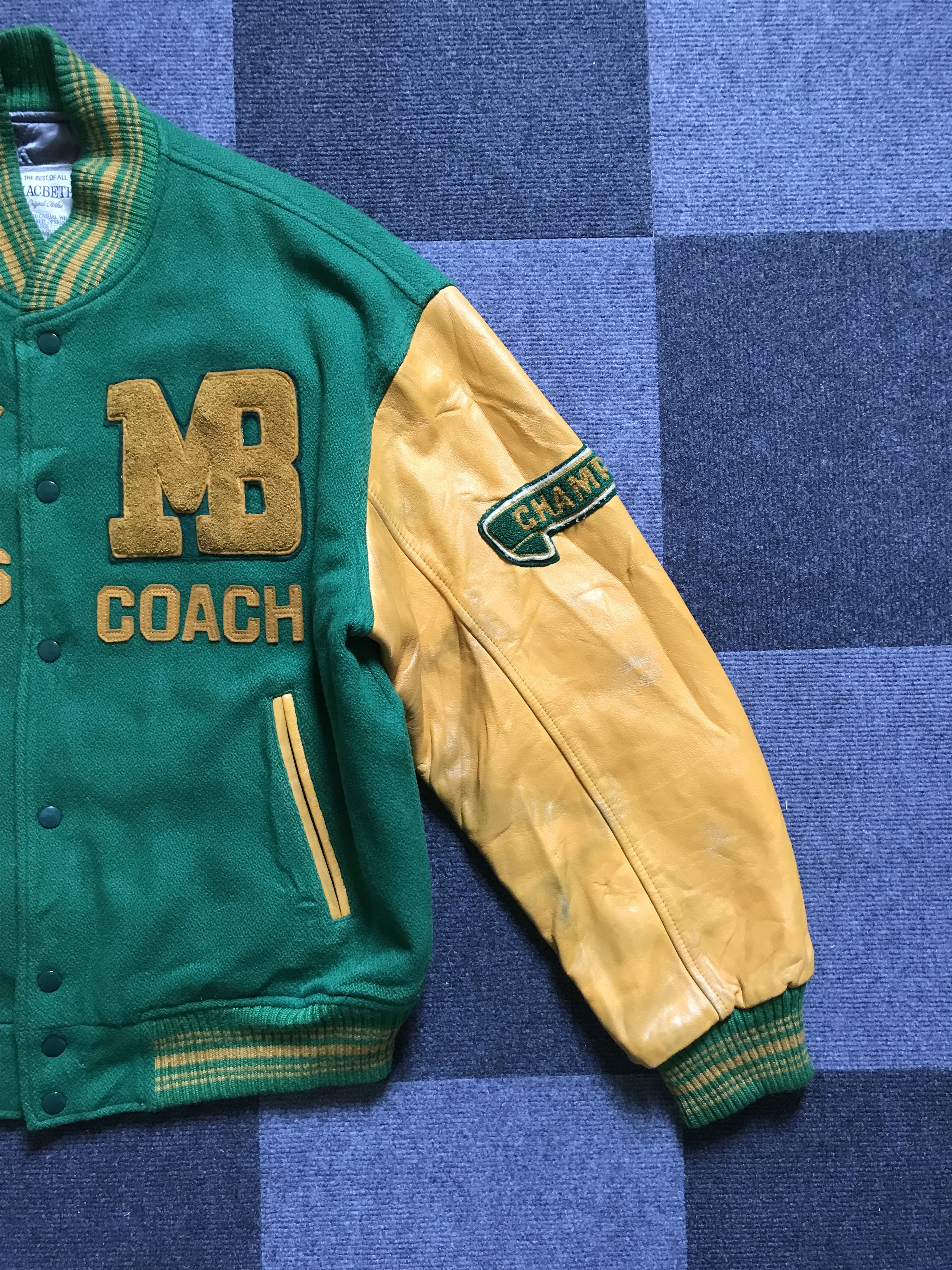 Macbeth × Vintage JW4 Vintage Rare MacBeth Coach Varsity Jacket Size US L / EU 52-54 / 3 - 3 Thumbnail