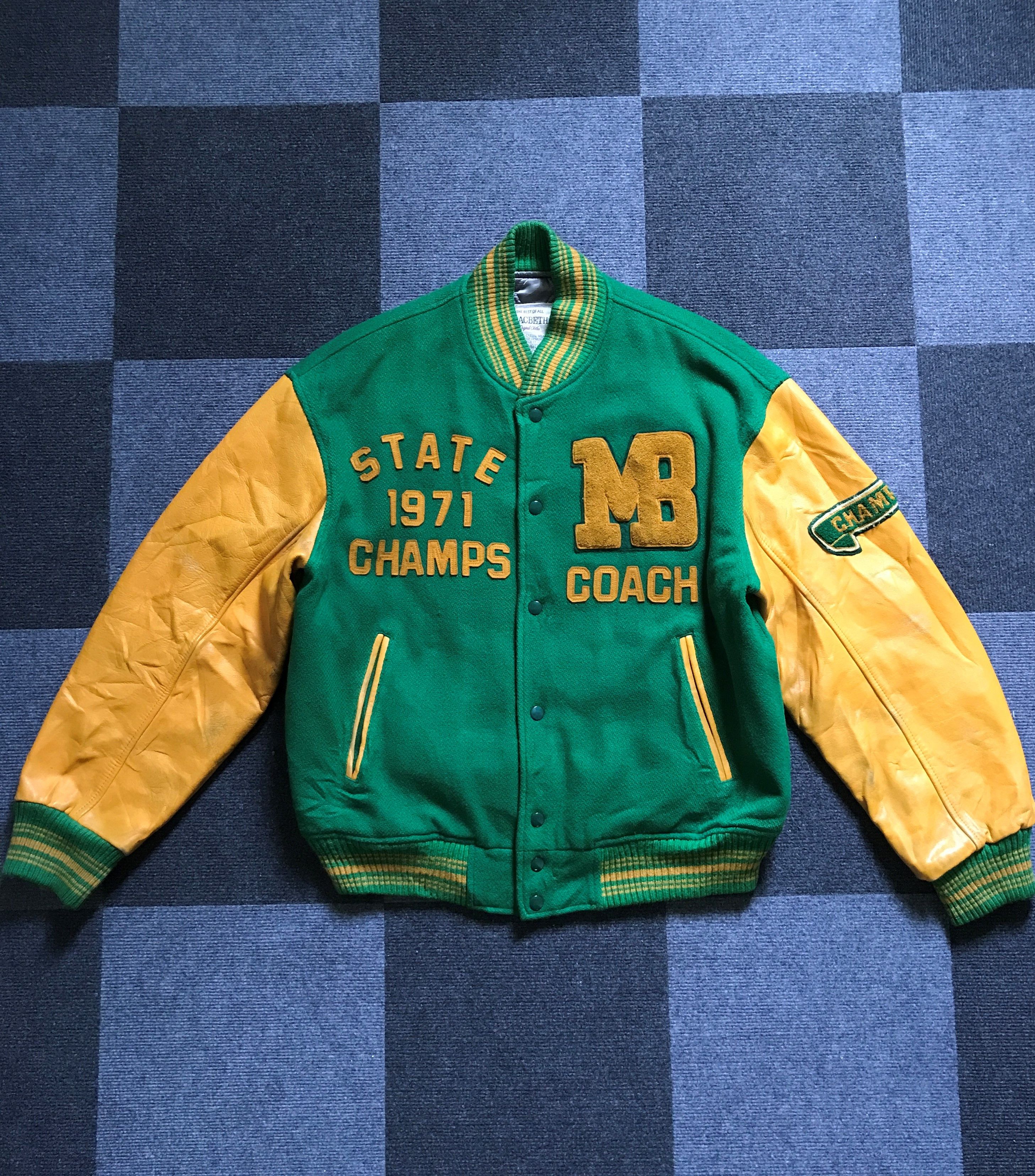 Macbeth × Vintage JW4 Vintage Rare MacBeth Coach Varsity Jacket Size US L / EU 52-54 / 3 - 1 Thumbnail