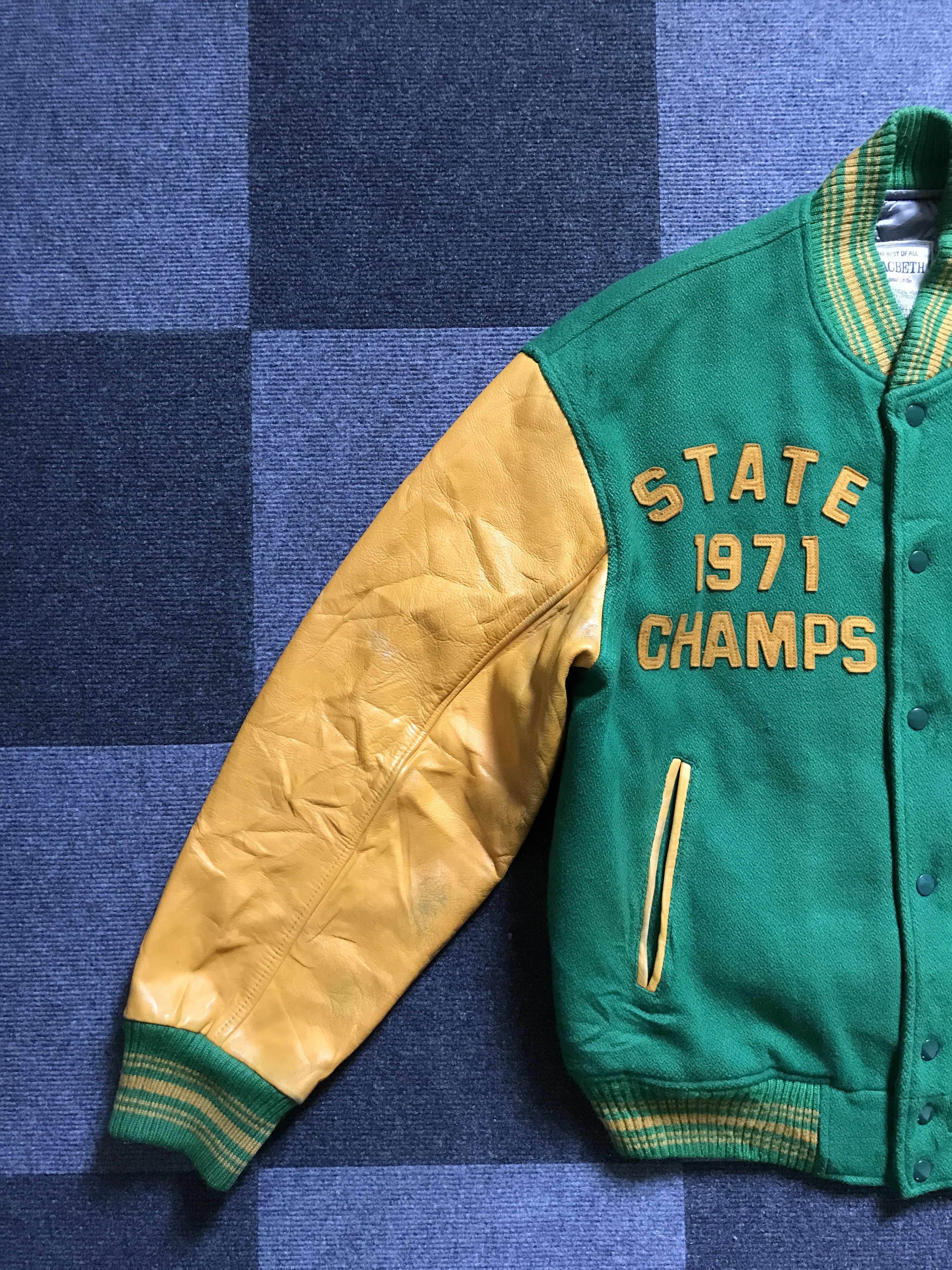 Macbeth × Vintage JW4 Vintage Rare MacBeth Coach Varsity Jacket Size US L / EU 52-54 / 3 - 4 Thumbnail