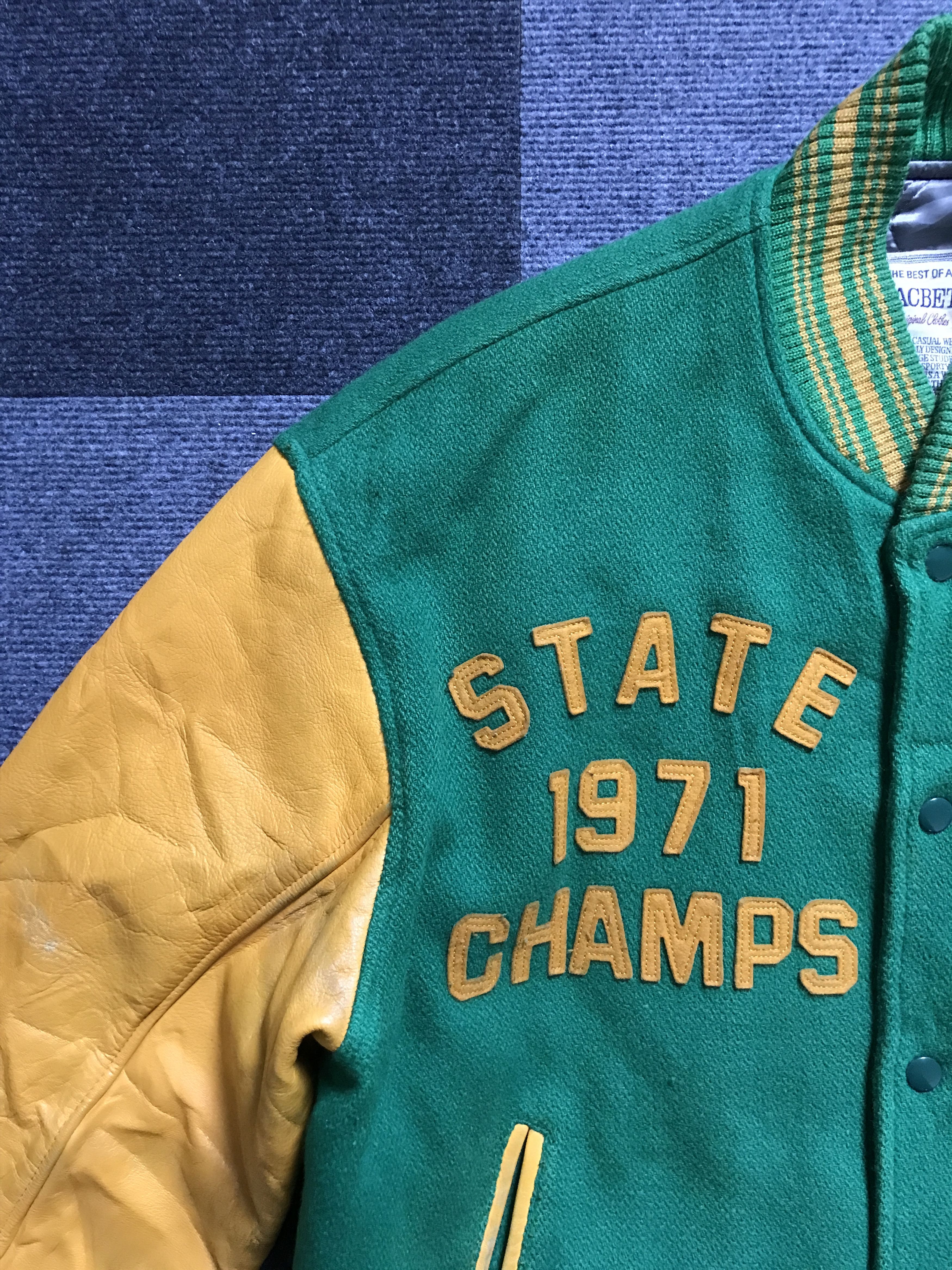 Macbeth × Vintage JW4 Vintage Rare MacBeth Coach Varsity Jacket Size US L / EU 52-54 / 3 - 6 Thumbnail