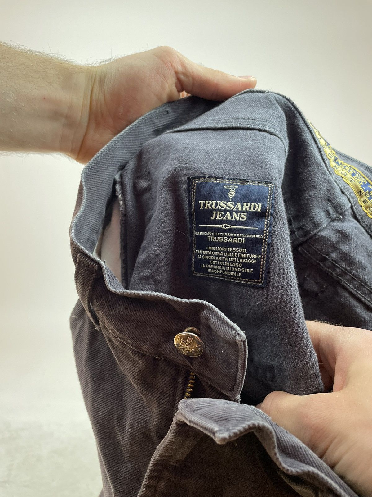Trussardi Trussardi vintage Jeans #1 made in Italy 90s Mens size 30x32 Size US 30 / EU 46 - 13 Thumbnail