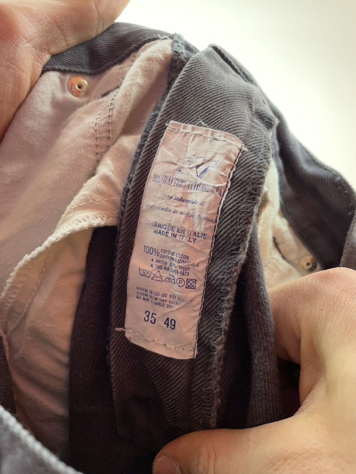 Trussardi Trussardi vintage Jeans #1 made in Italy 90s Mens size 30x32 Size US 30 / EU 46 - 12 Thumbnail