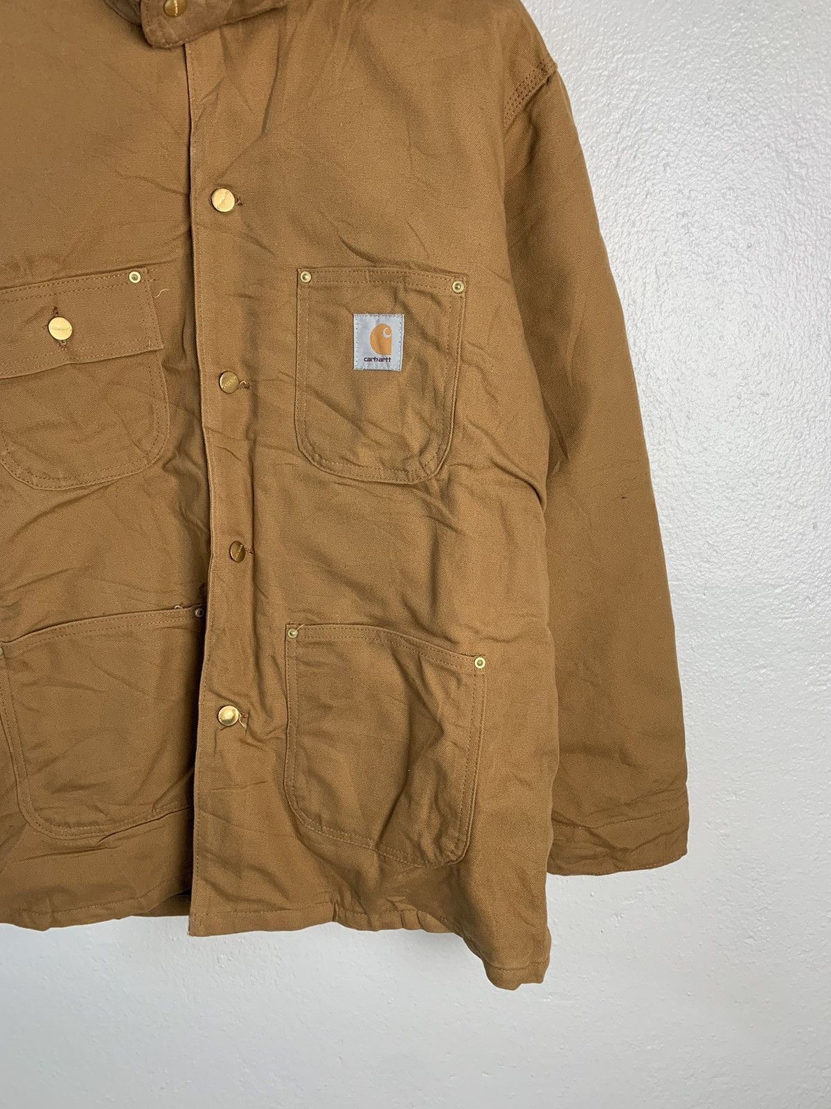 Carhartt Vintage Carhatt Hooded Jacket Size US L / EU 52-54 / 3 - 2 Thumbnail