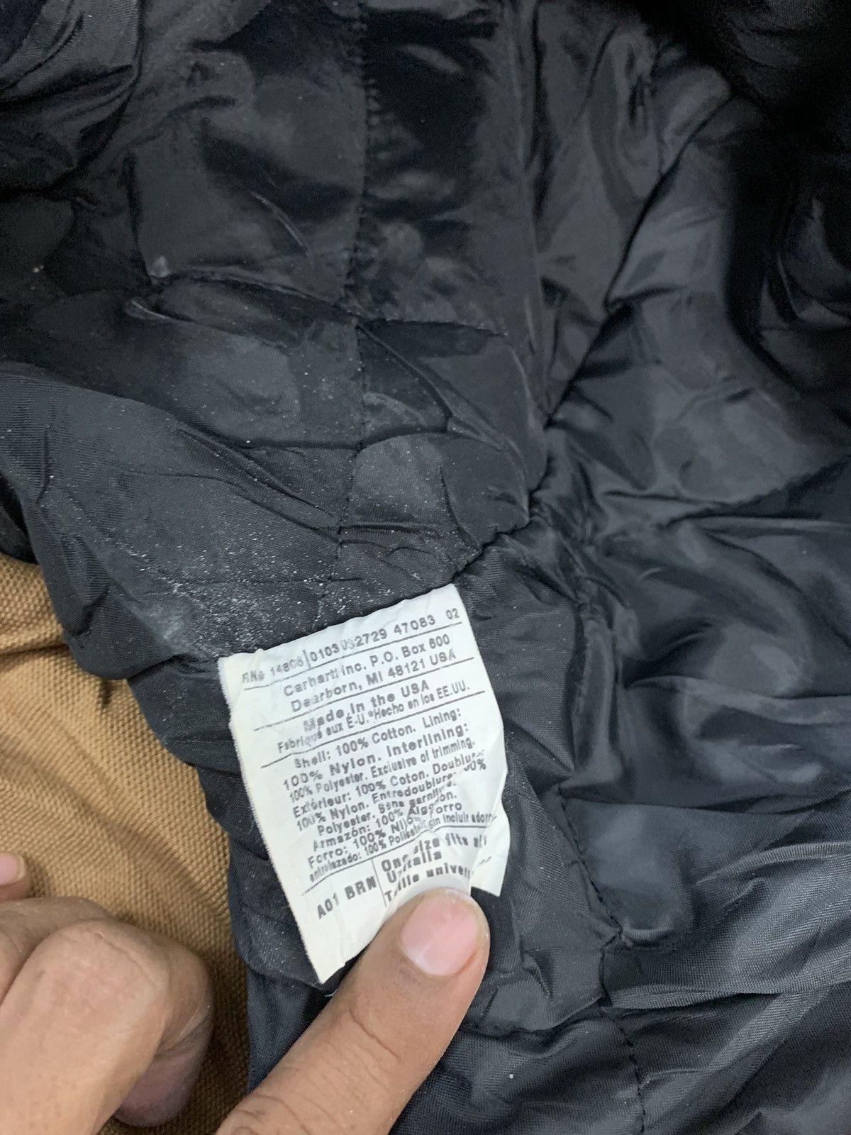 Carhartt Vintage Carhatt Hooded Jacket Size US L / EU 52-54 / 3 - 9 Thumbnail