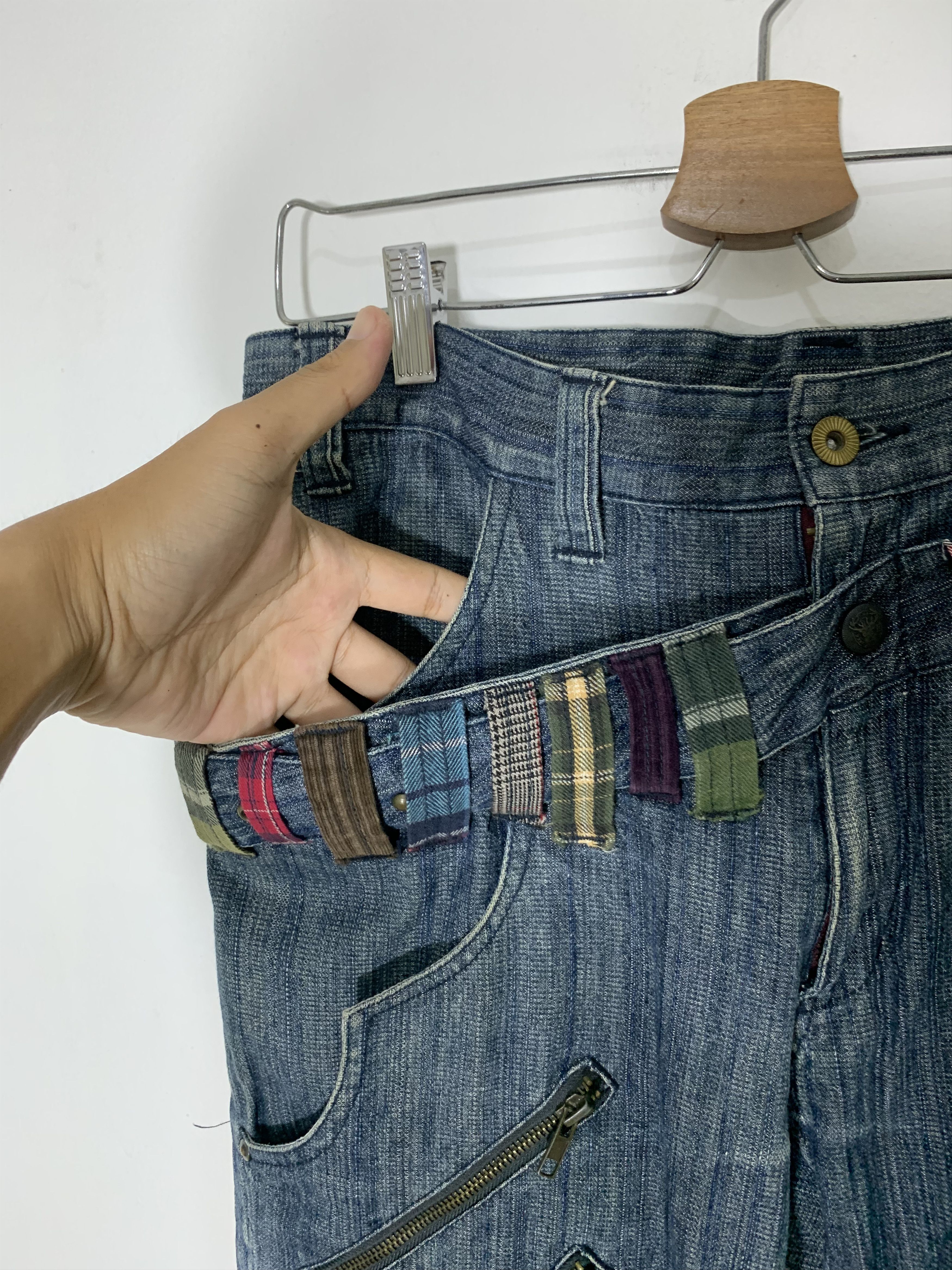 Japanese Brand × Vintage 🔥Rare🔥Double pocket and Waist jeans Size US 34 / EU 50 - 10 Thumbnail
