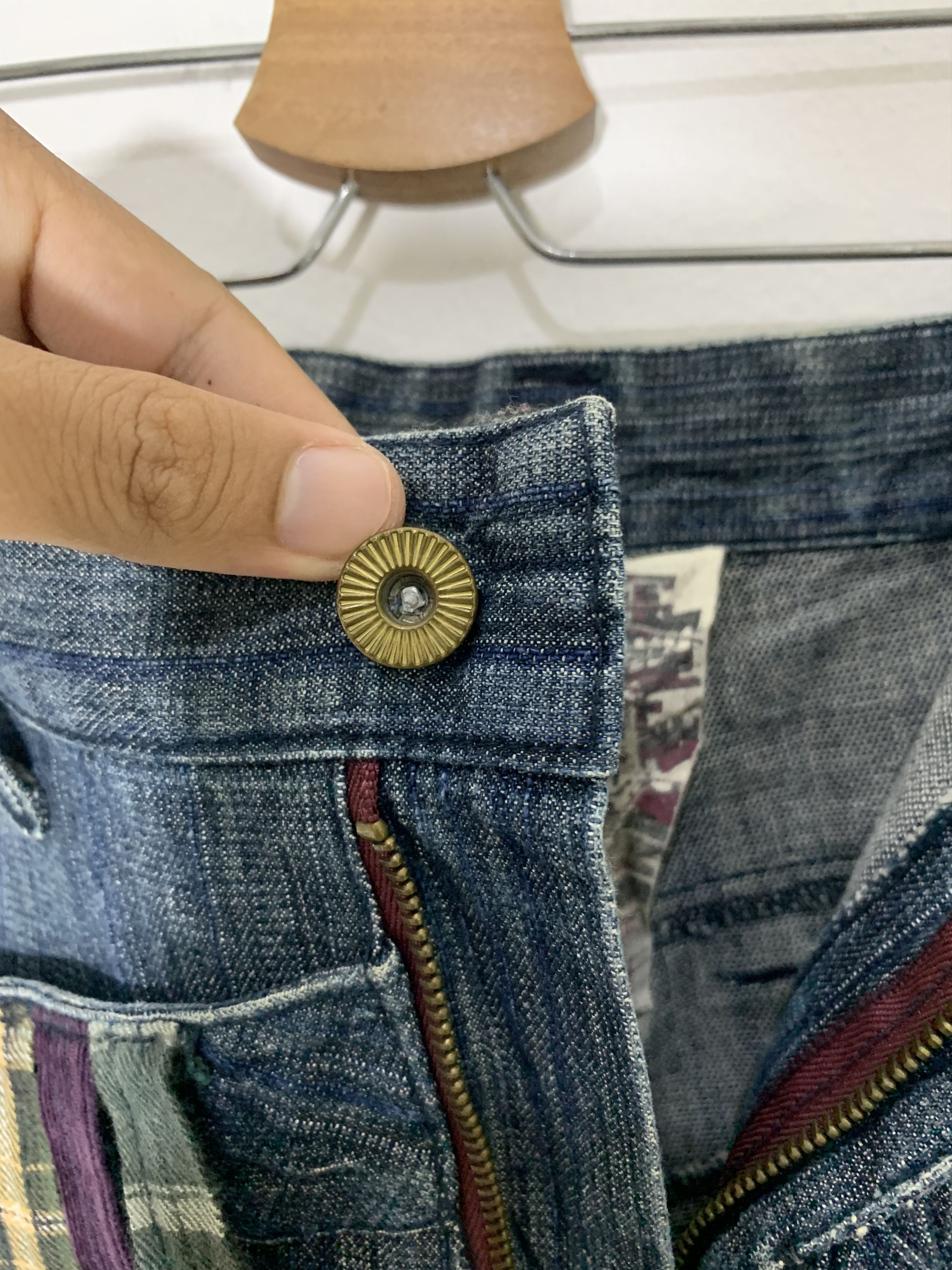 Japanese Brand × Vintage 🔥Rare🔥Double pocket and Waist jeans Size US 34 / EU 50 - 13 Thumbnail