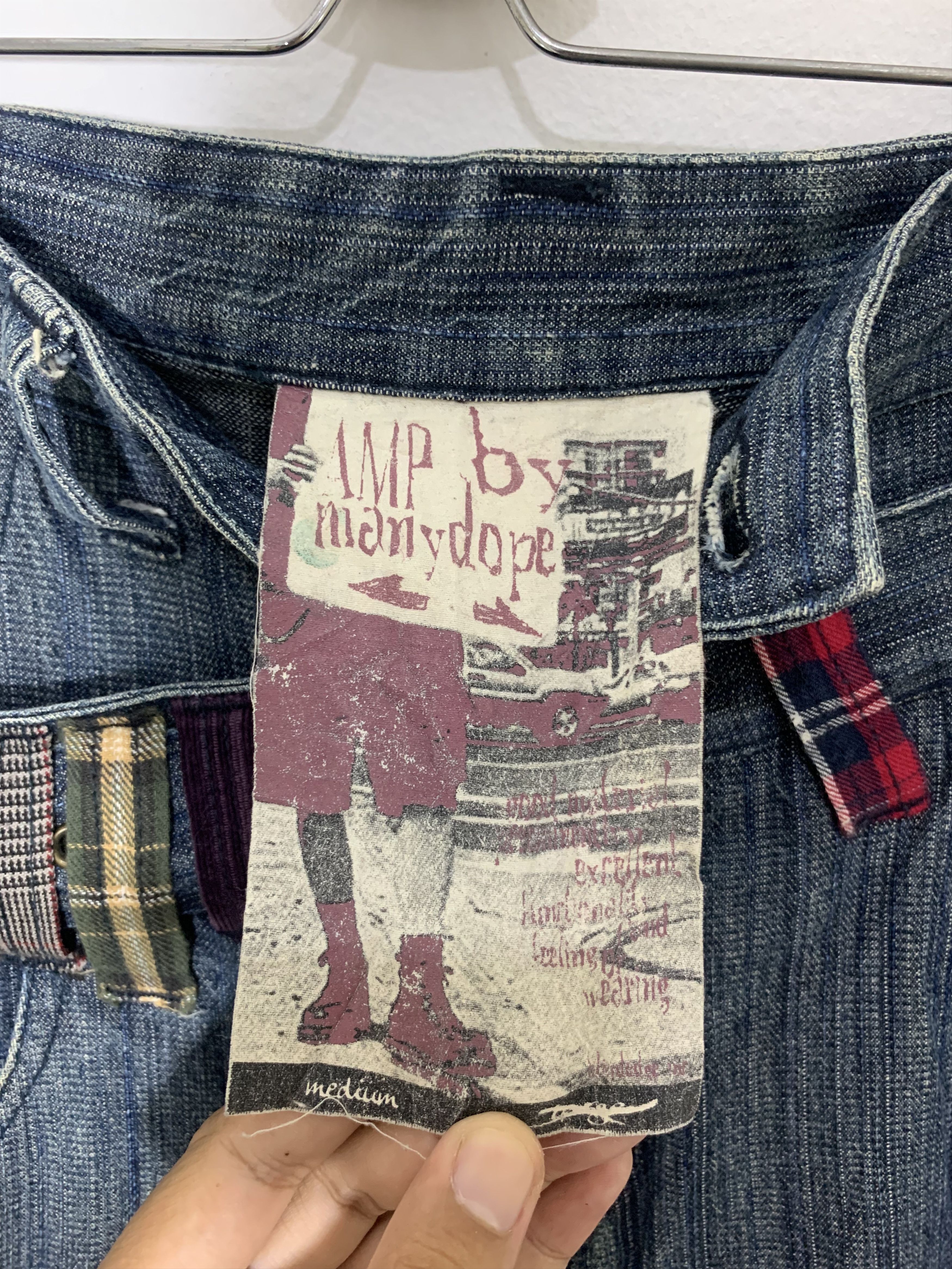 Japanese Brand × Vintage 🔥Rare🔥Double pocket and Waist jeans Size US 34 / EU 50 - 20 Thumbnail