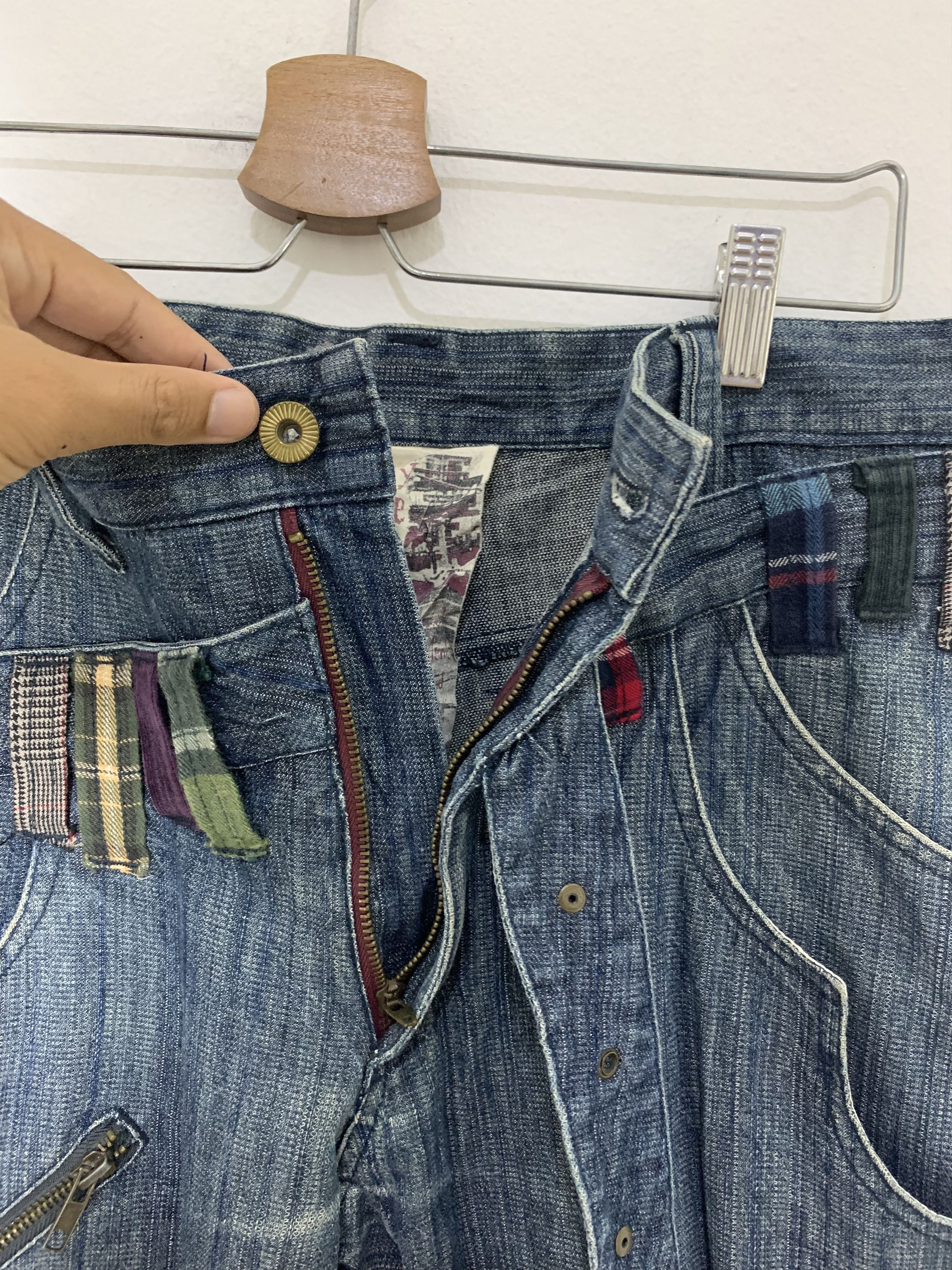Japanese Brand × Vintage 🔥Rare🔥Double pocket and Waist jeans Size US 34 / EU 50 - 14 Thumbnail