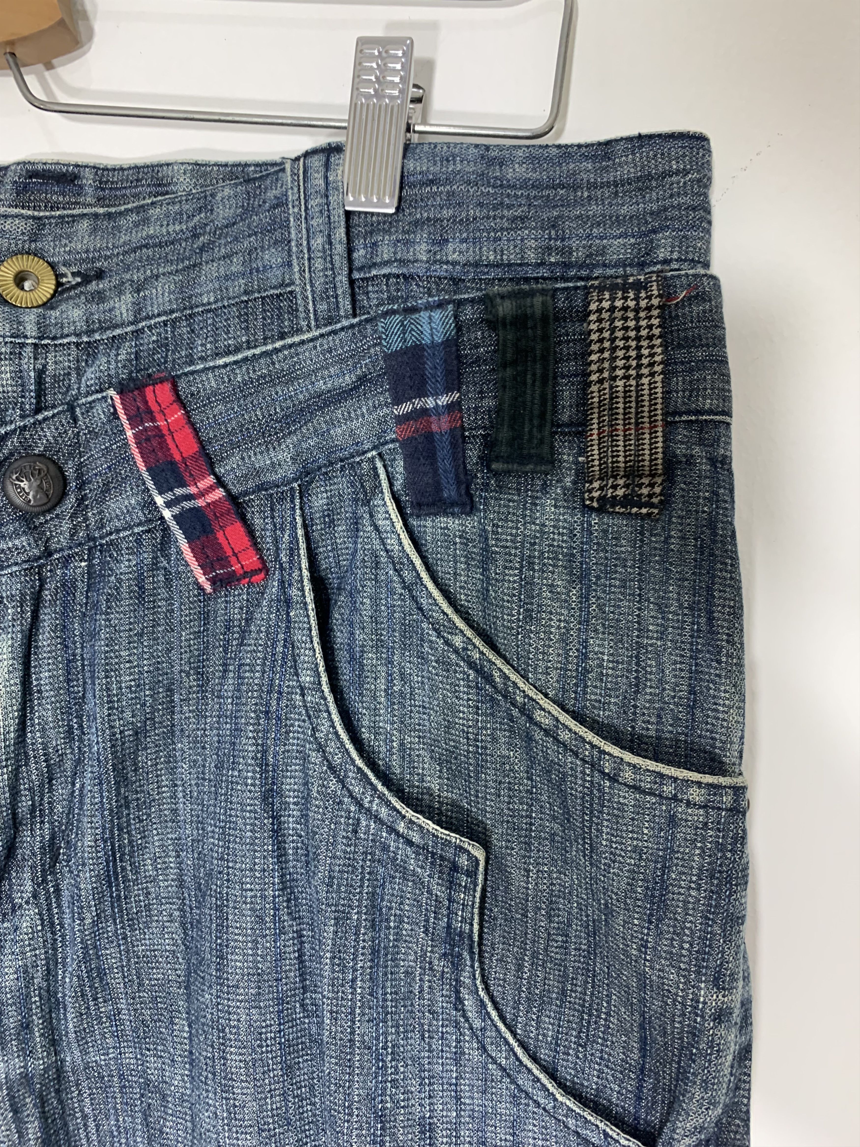 Japanese Brand × Vintage 🔥Rare🔥Double pocket and Waist jeans Size US 34 / EU 50 - 7 Thumbnail