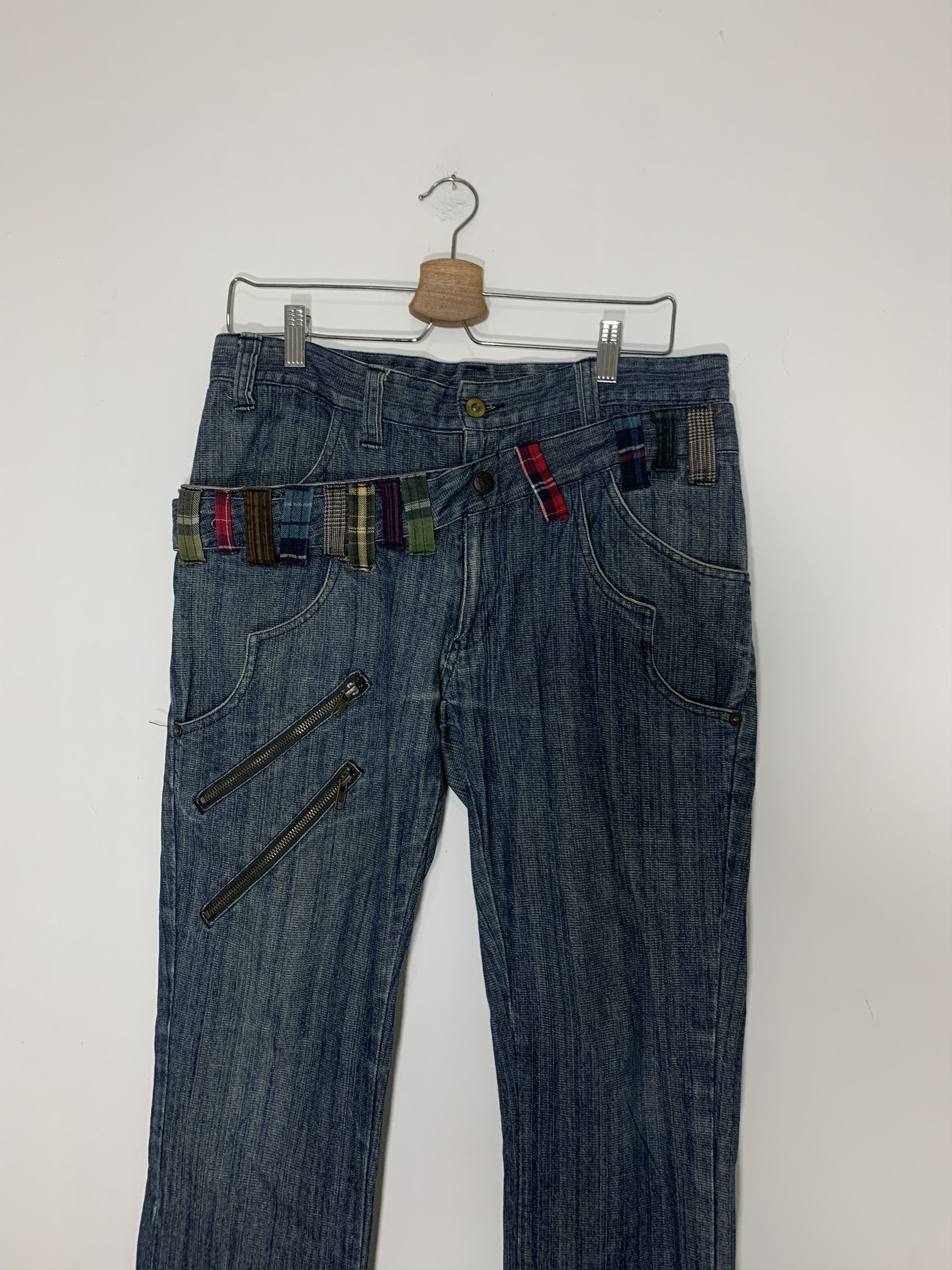 Japanese Brand × Vintage 🔥Rare🔥Double pocket and Waist jeans Size US 34 / EU 50 - 3 Thumbnail