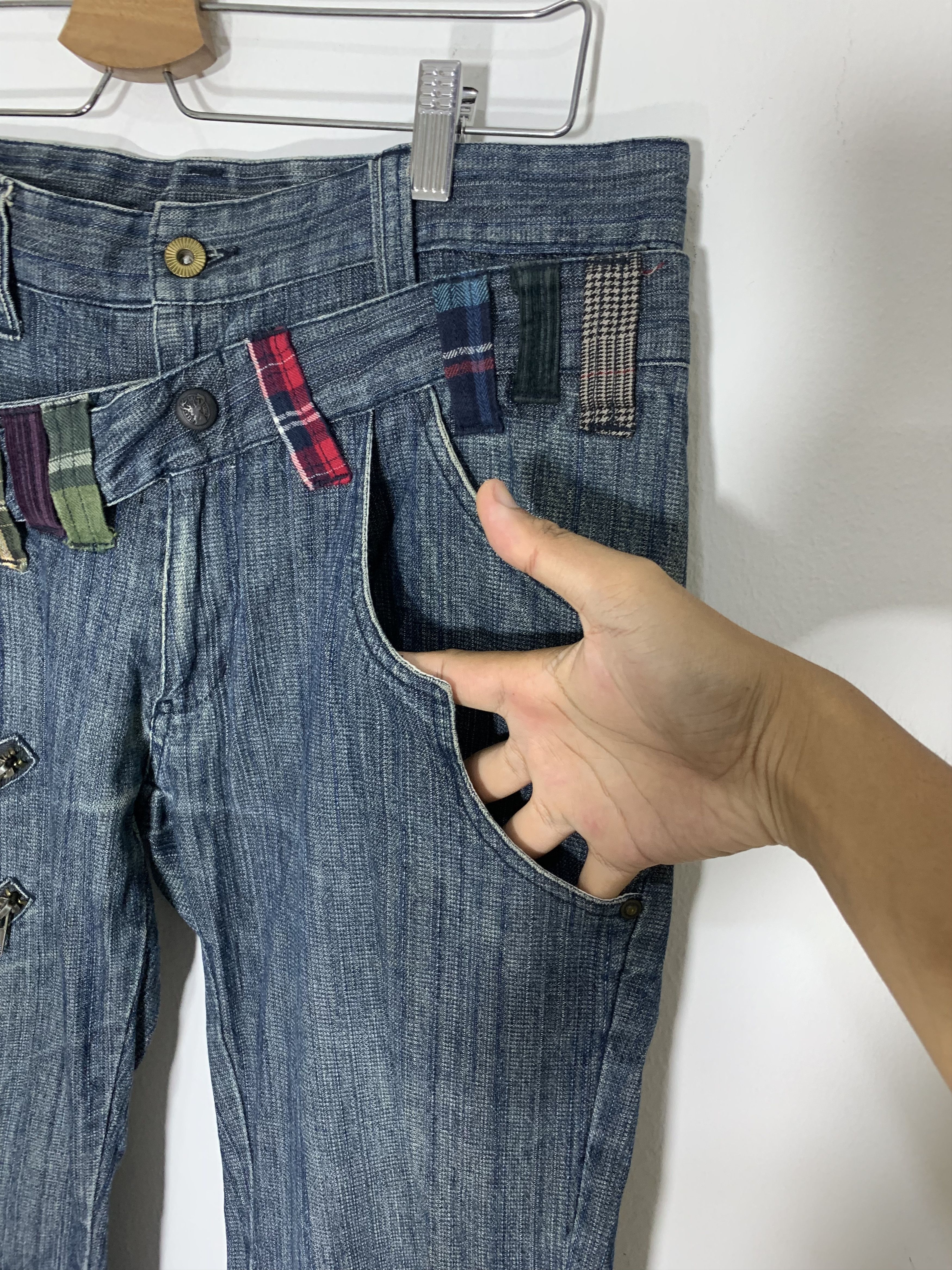 Japanese Brand × Vintage 🔥Rare🔥Double pocket and Waist jeans Size US 34 / EU 50 - 12 Thumbnail