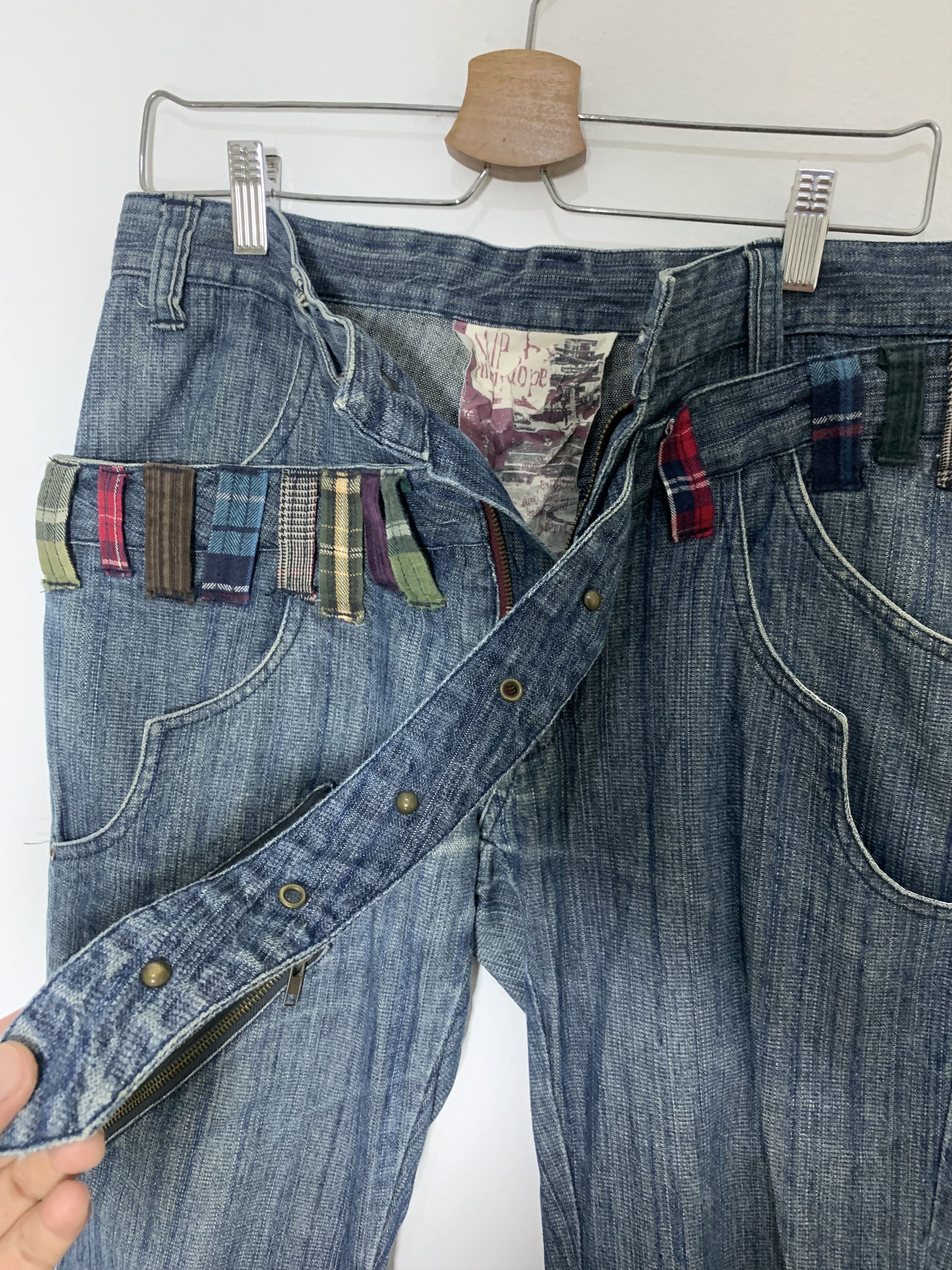 Japanese Brand × Vintage 🔥Rare🔥Double pocket and Waist jeans Size US 34 / EU 50 - 15 Thumbnail