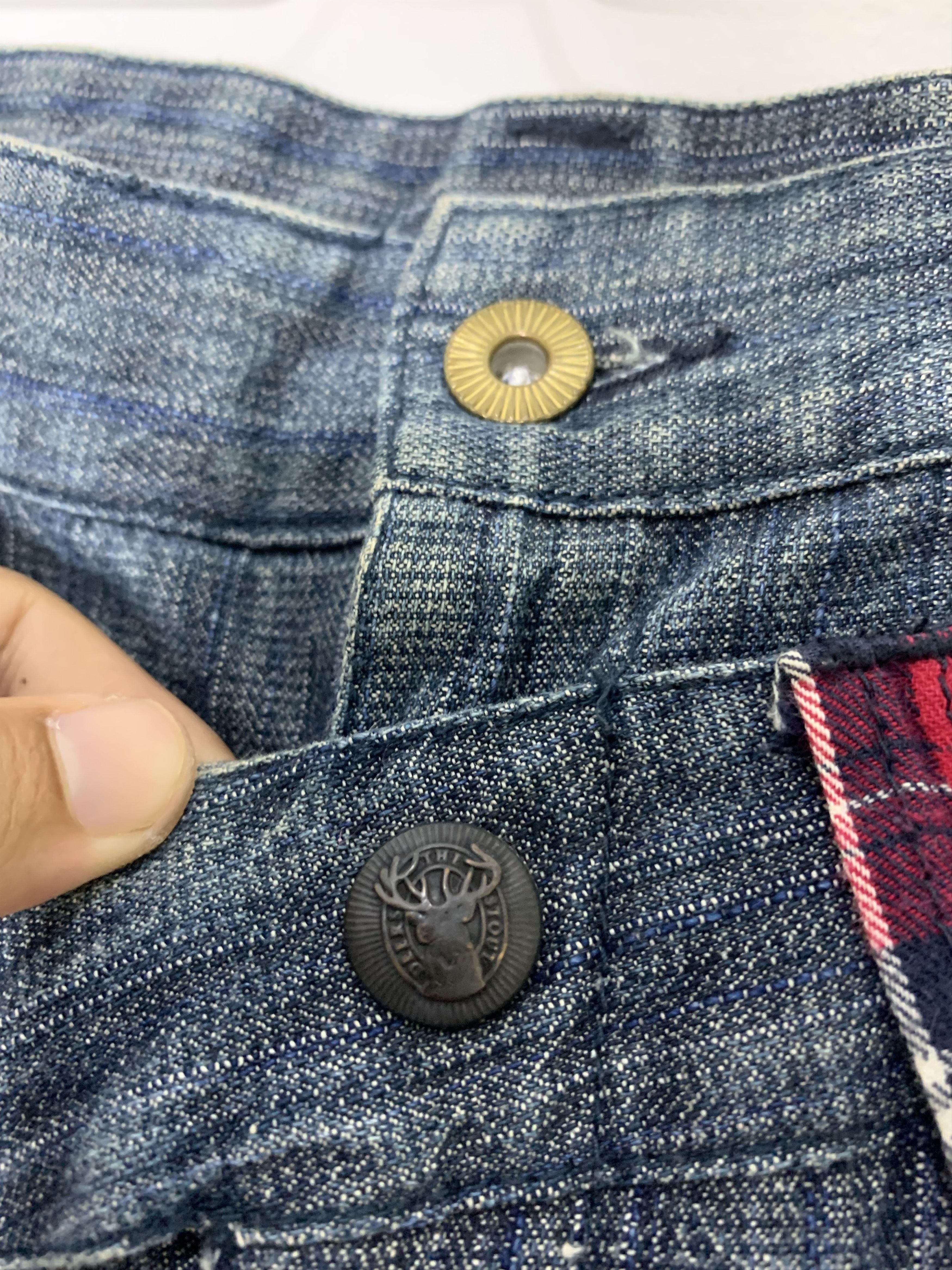Japanese Brand × Vintage 🔥Rare🔥Double pocket and Waist jeans Size US 34 / EU 50 - 19 Thumbnail
