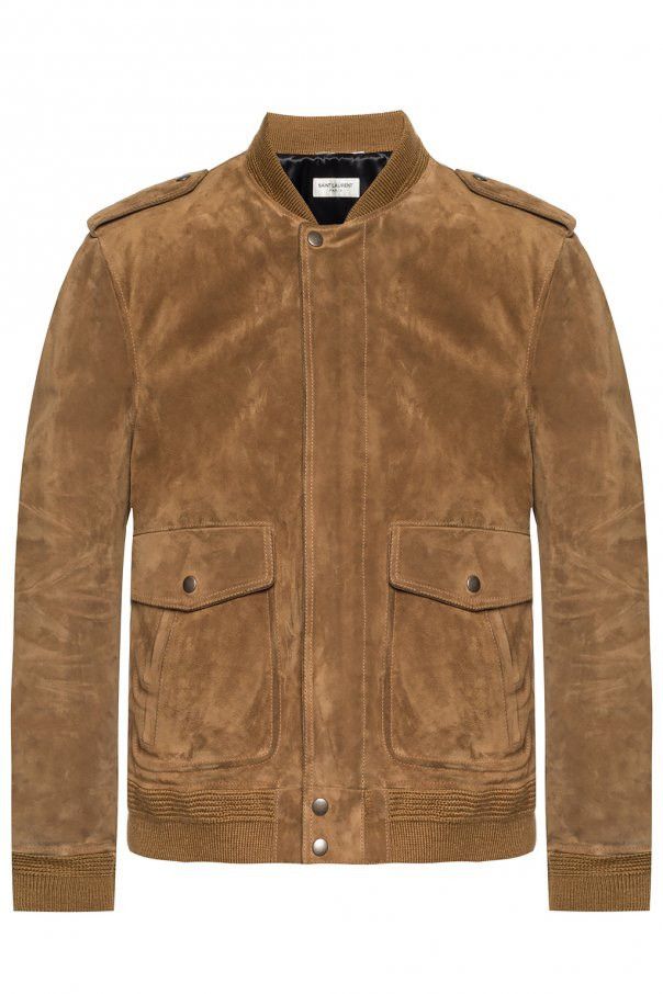 Saint Laurent Paris Suede leather jacket size 44 Size US S / EU 44-46 / 1 - 1 Thumbnail