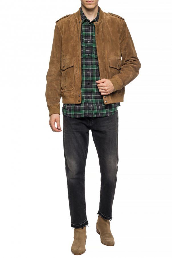Saint Laurent Paris Suede leather jacket size 44 Size US S / EU 44-46 / 1 - 3 Thumbnail