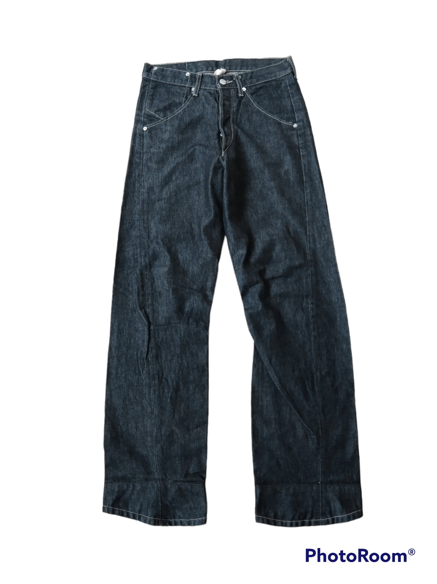Levi's Vintage Clothing LEVIS ENGINEERED LOOSE VINTAGE 2000s TWIST DENIM PANTS Size US 28 / EU 44 - 1 Thumbnail