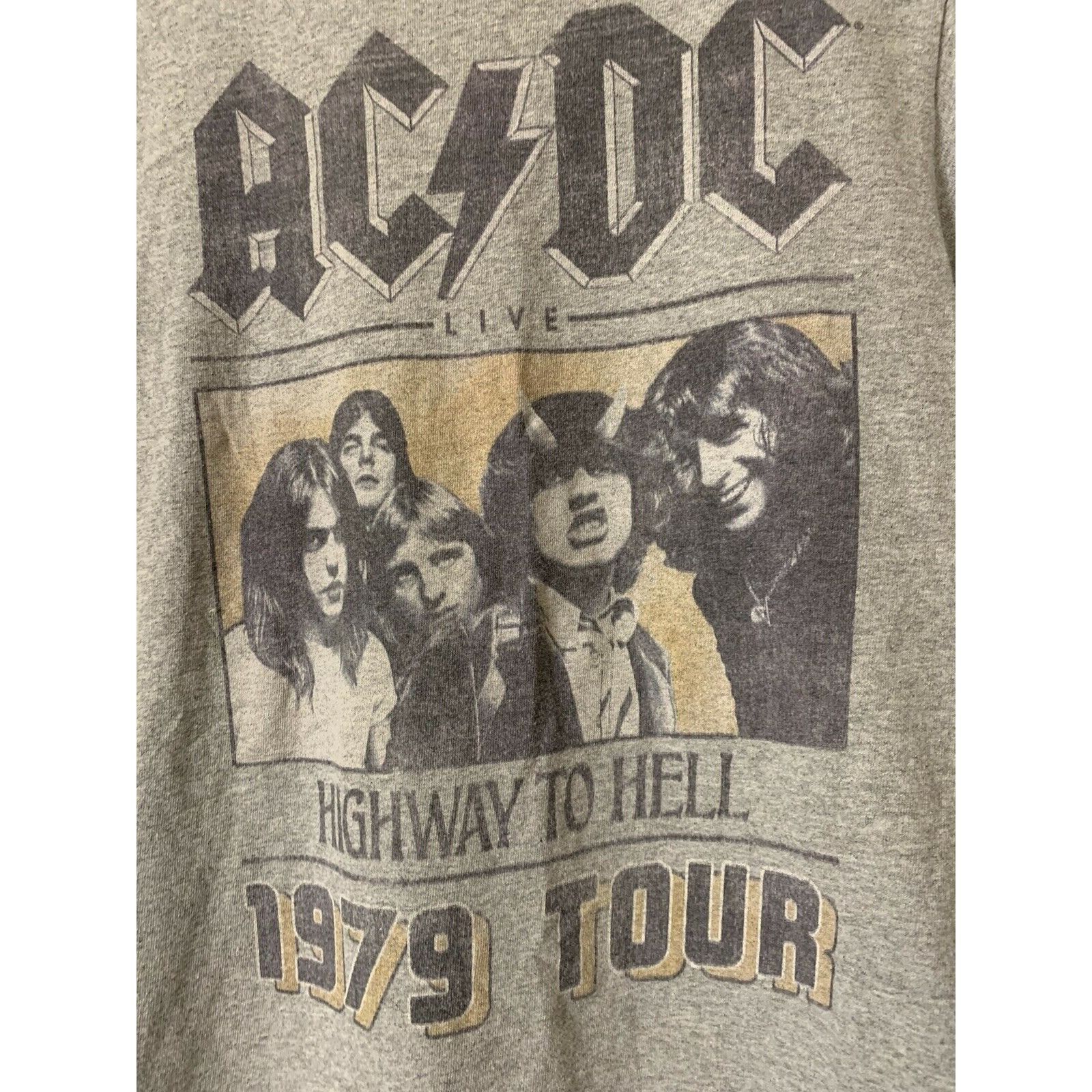 Other AC/DC 1979 Tour Highway To vtg Distressed T-Shirt S Size US M / EU 48-50 / 2 - 3 Thumbnail