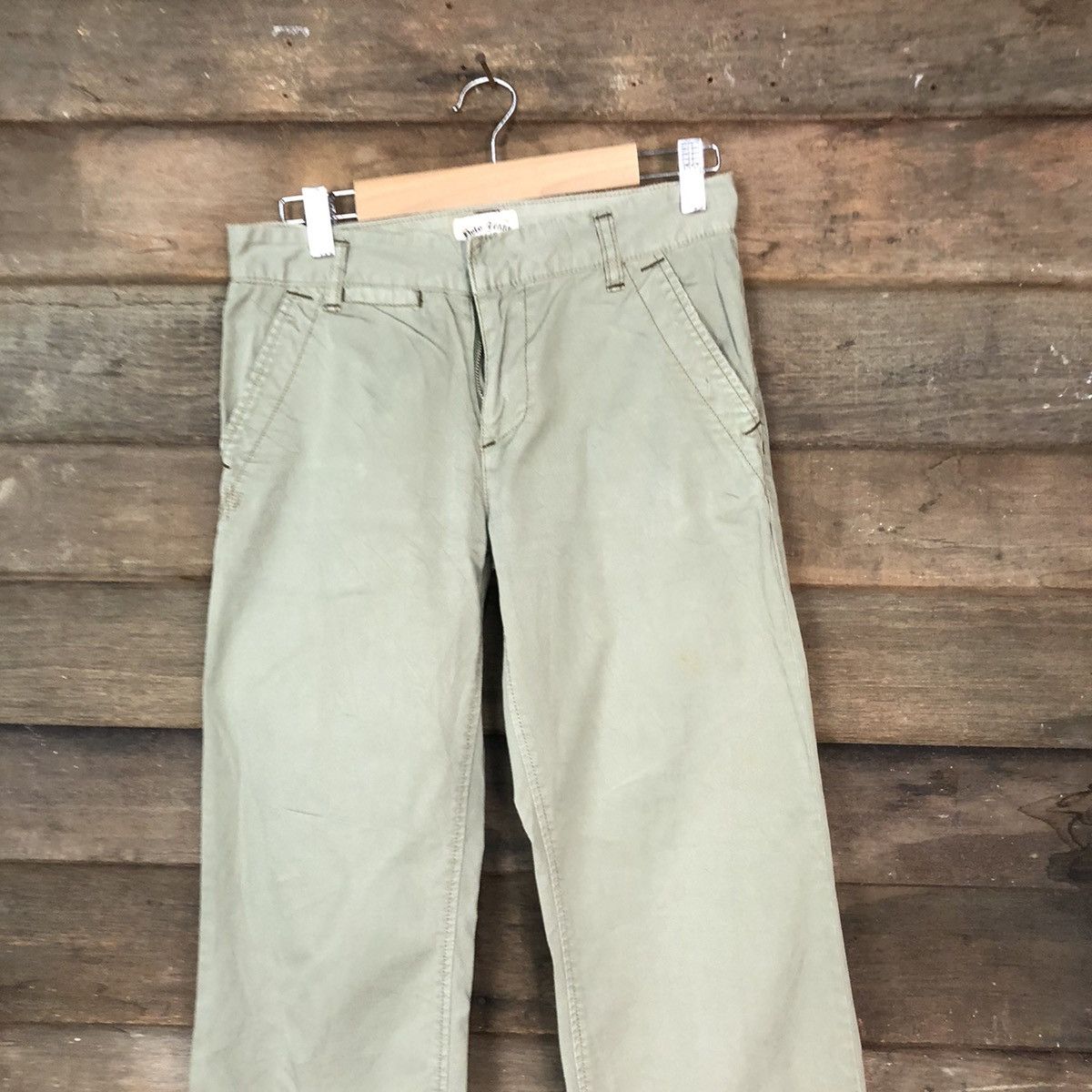 Polo Ralph Lauren Polo Jeans Cream vintage Casual Pants #7058 Size US 26 / EU 42 - 2 Thumbnail