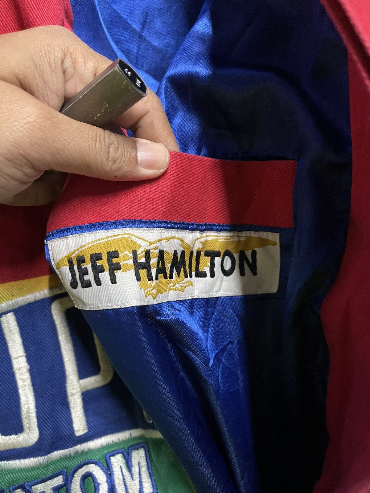 DuPont × Jeff Hamilton × NASCAR Vintage NASCAR Jeff Hamilton jacket Size US L / EU 52-54 / 3 - 4 Thumbnail