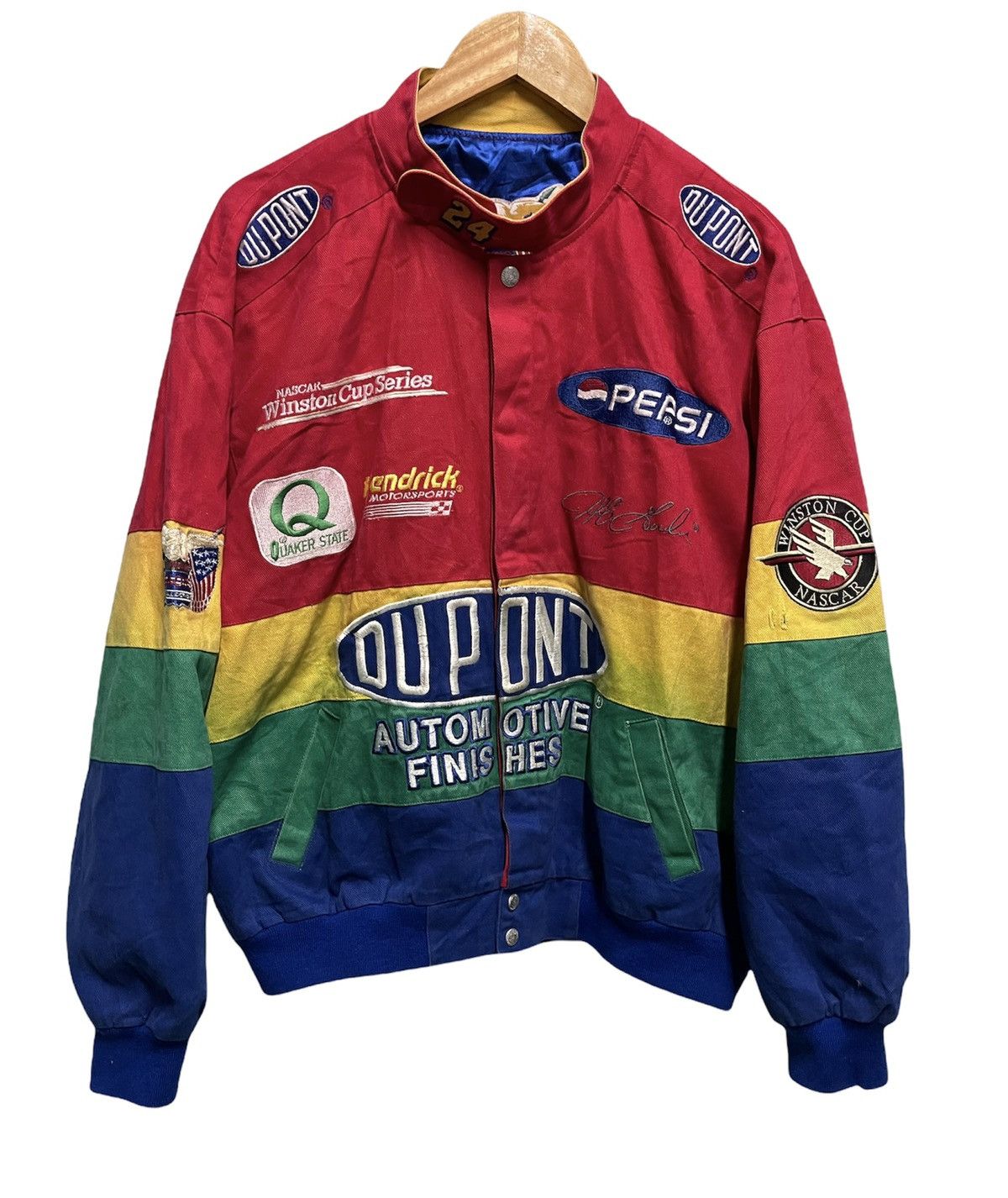 DuPont × Jeff Hamilton × NASCAR Vintage NASCAR Jeff Hamilton jacket Size US L / EU 52-54 / 3 - 1 Thumbnail